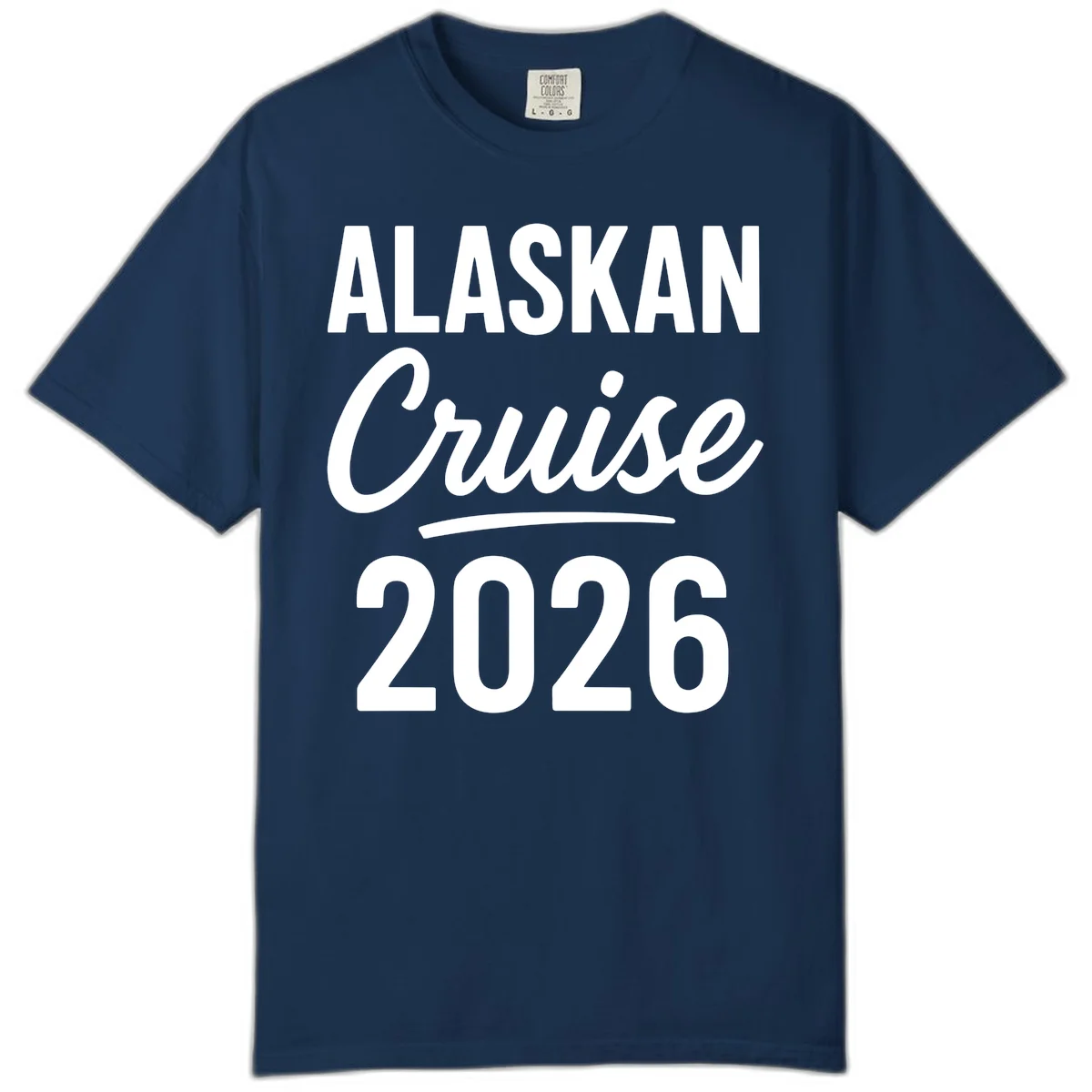 Alaskan Cruise 2026 Comfort Color in Navy