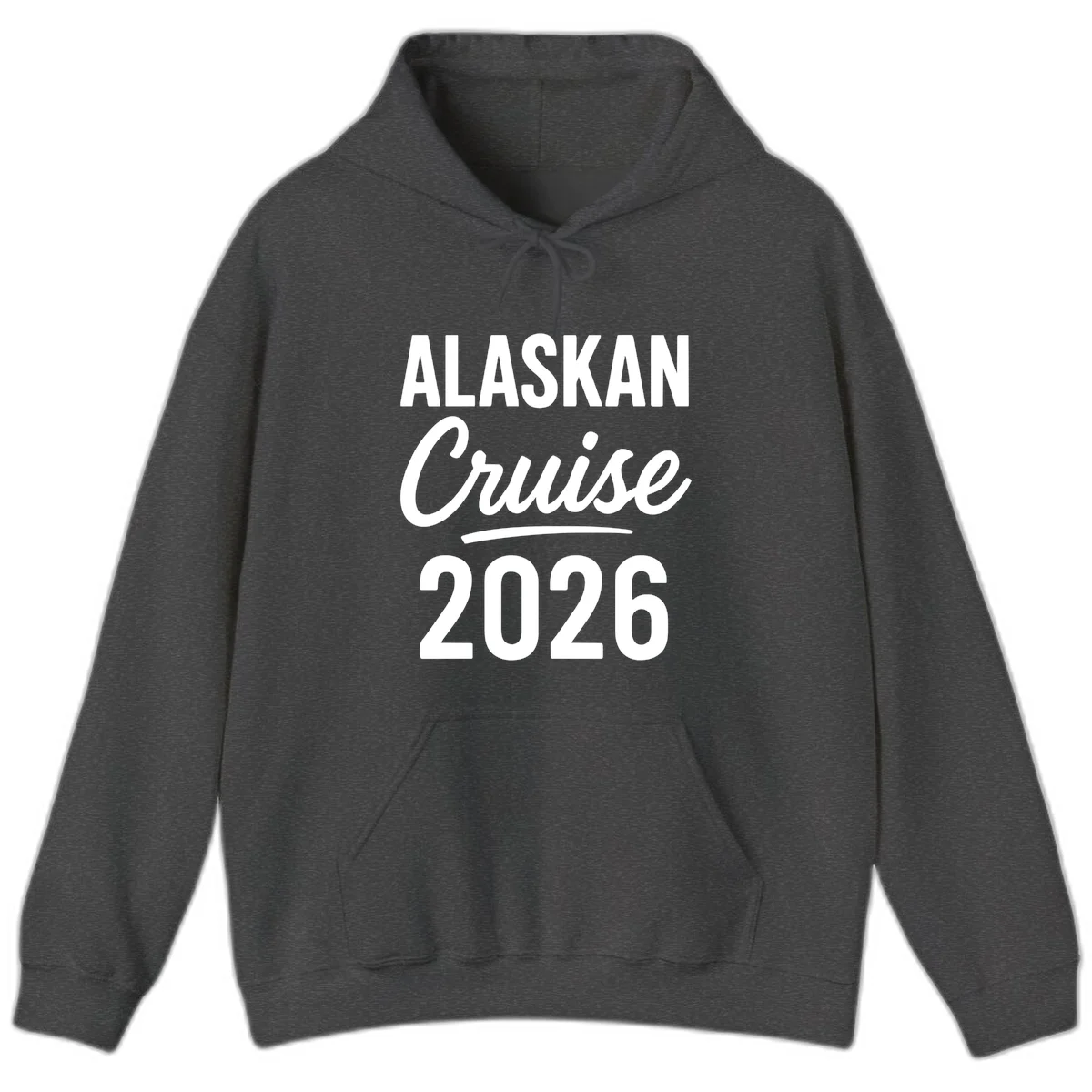 Alaskan Cruise 2026 Hoodie in Dark Heather