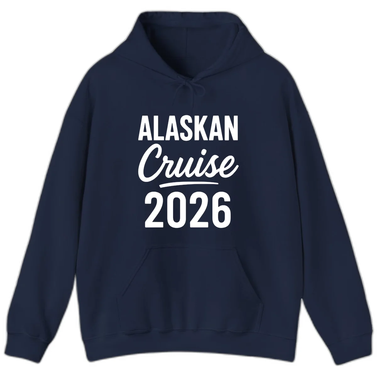 Alaskan Cruise 2026 Hoodie in Navy