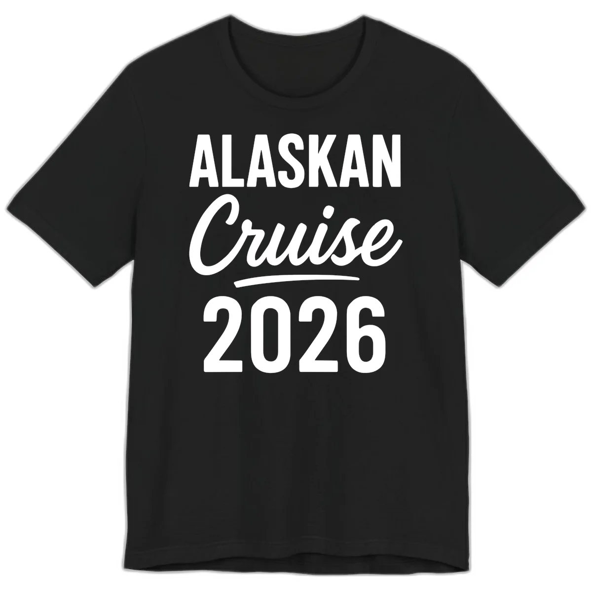 Alaskan Cruise 2026 Premium T-Shirt in Black