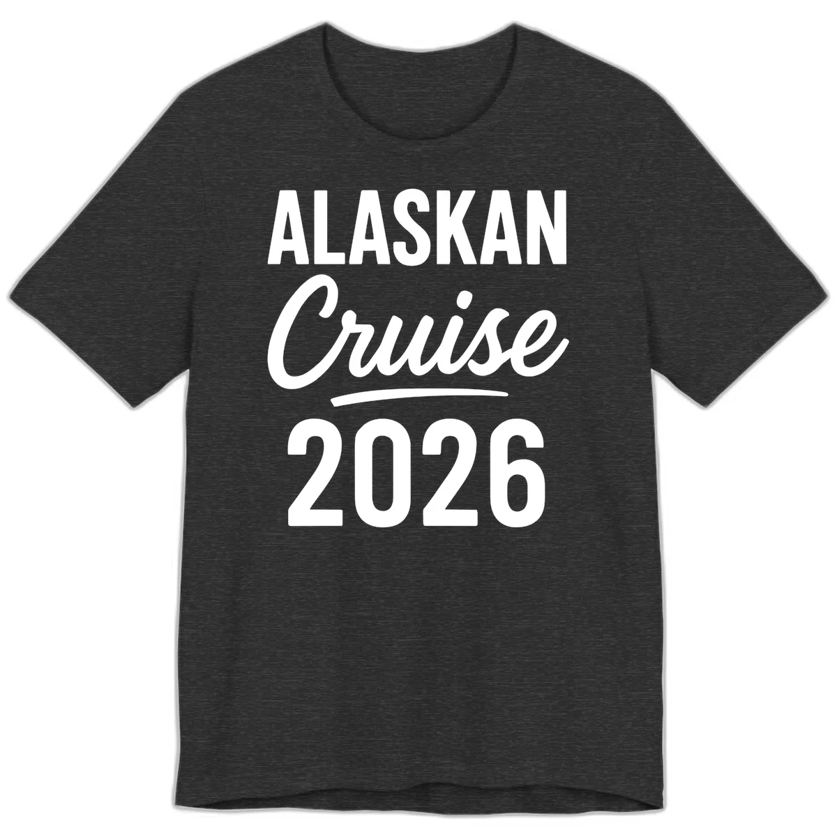 Alaskan Cruise 2026 Premium T-Shirt in Dark Grey Heather