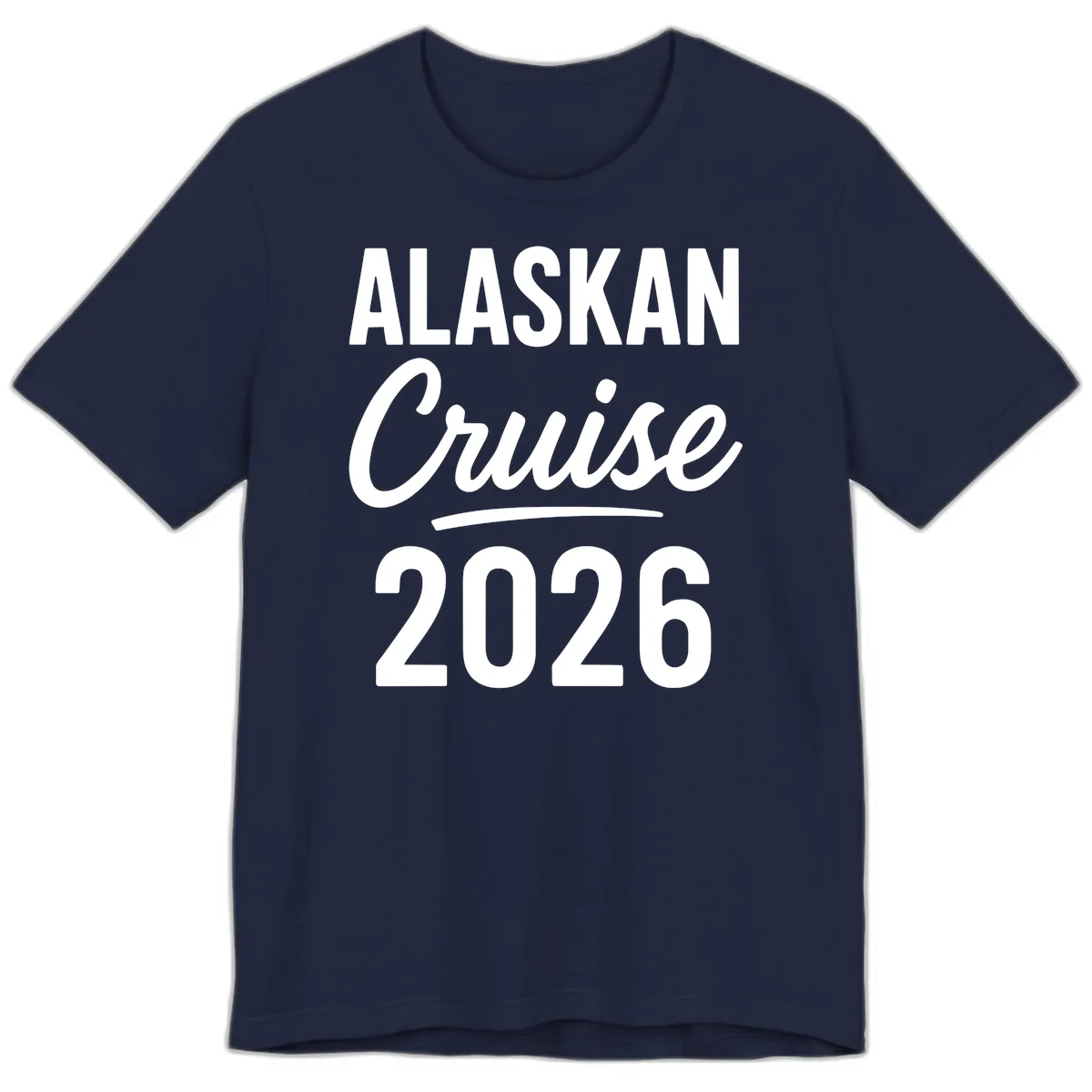 Alaskan Cruise 2026 Premium T-Shirt in Navy