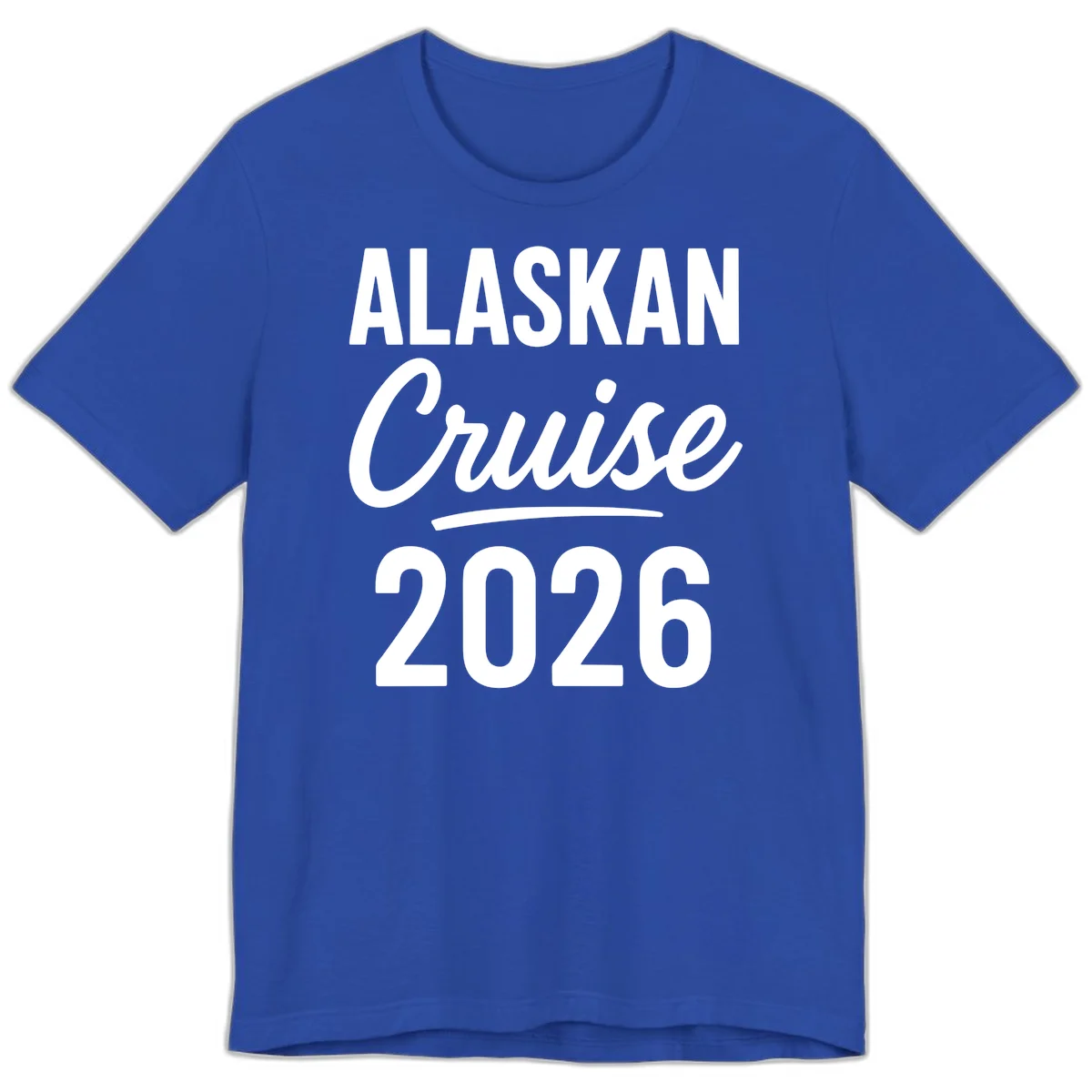 Alaskan Cruise 2026 Premium T-Shirt in True Royal