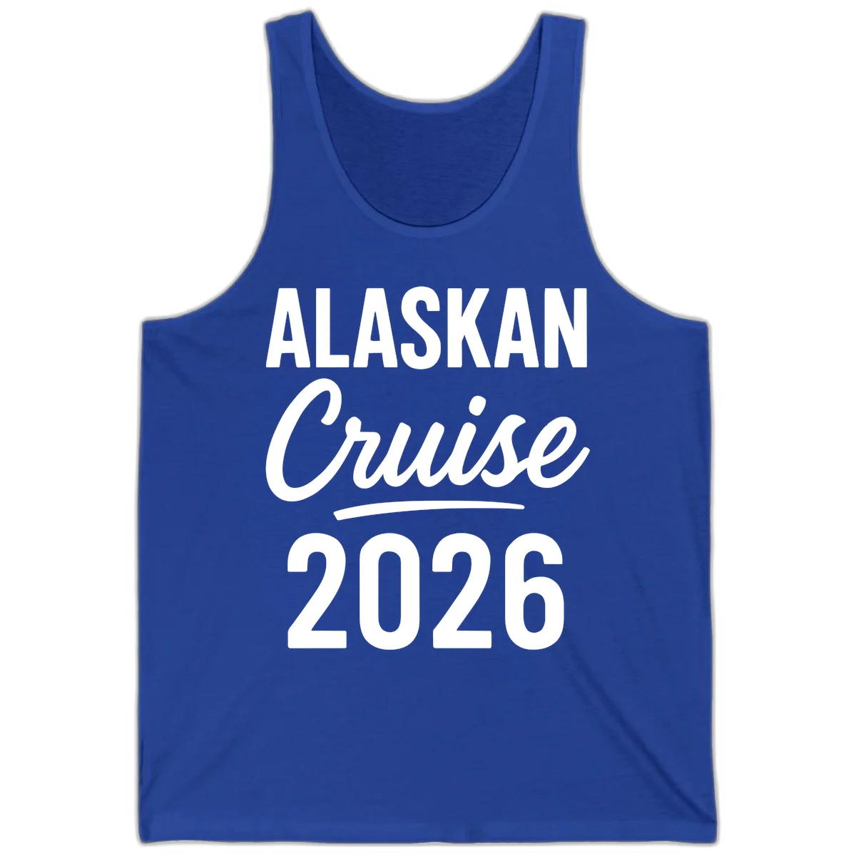 Alaskan Cruise 2026 Tank Top in True Royal