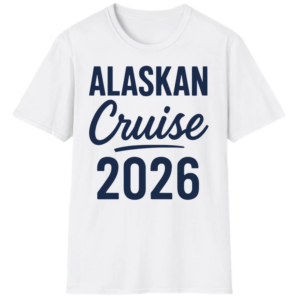 Alaskan Cruise 2026 T-Shirt in White