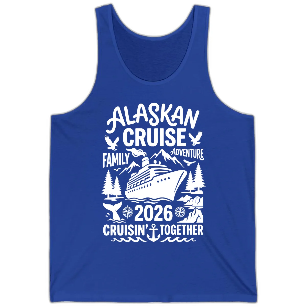 Alaskan Cruise Family Adventure 2026 Tank in True Royal