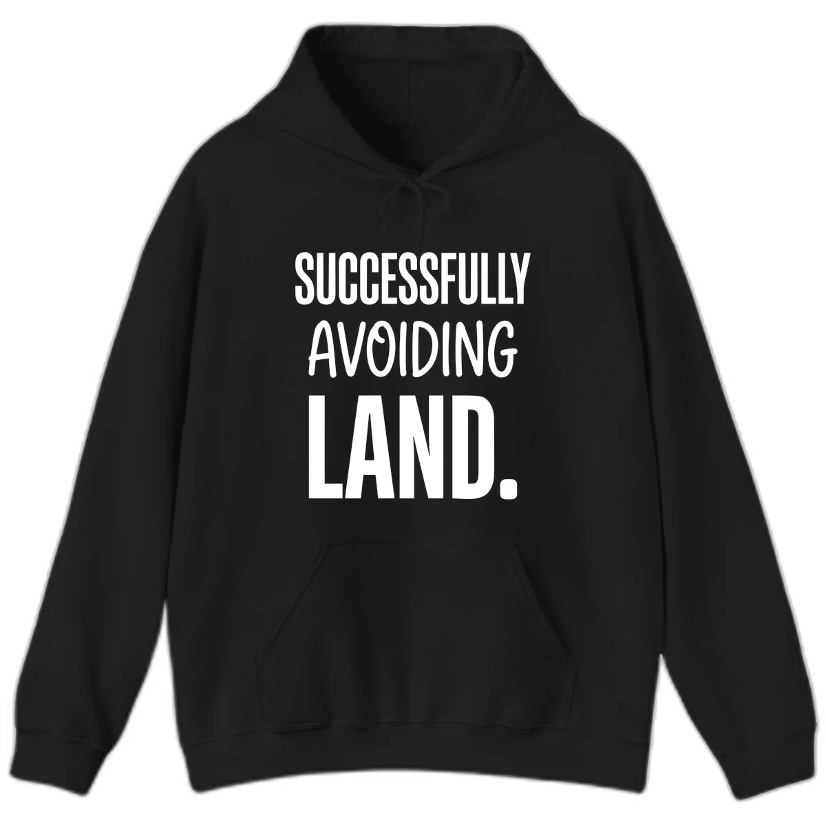 Successfully Avoiding Land Cruise Hoodie in Black