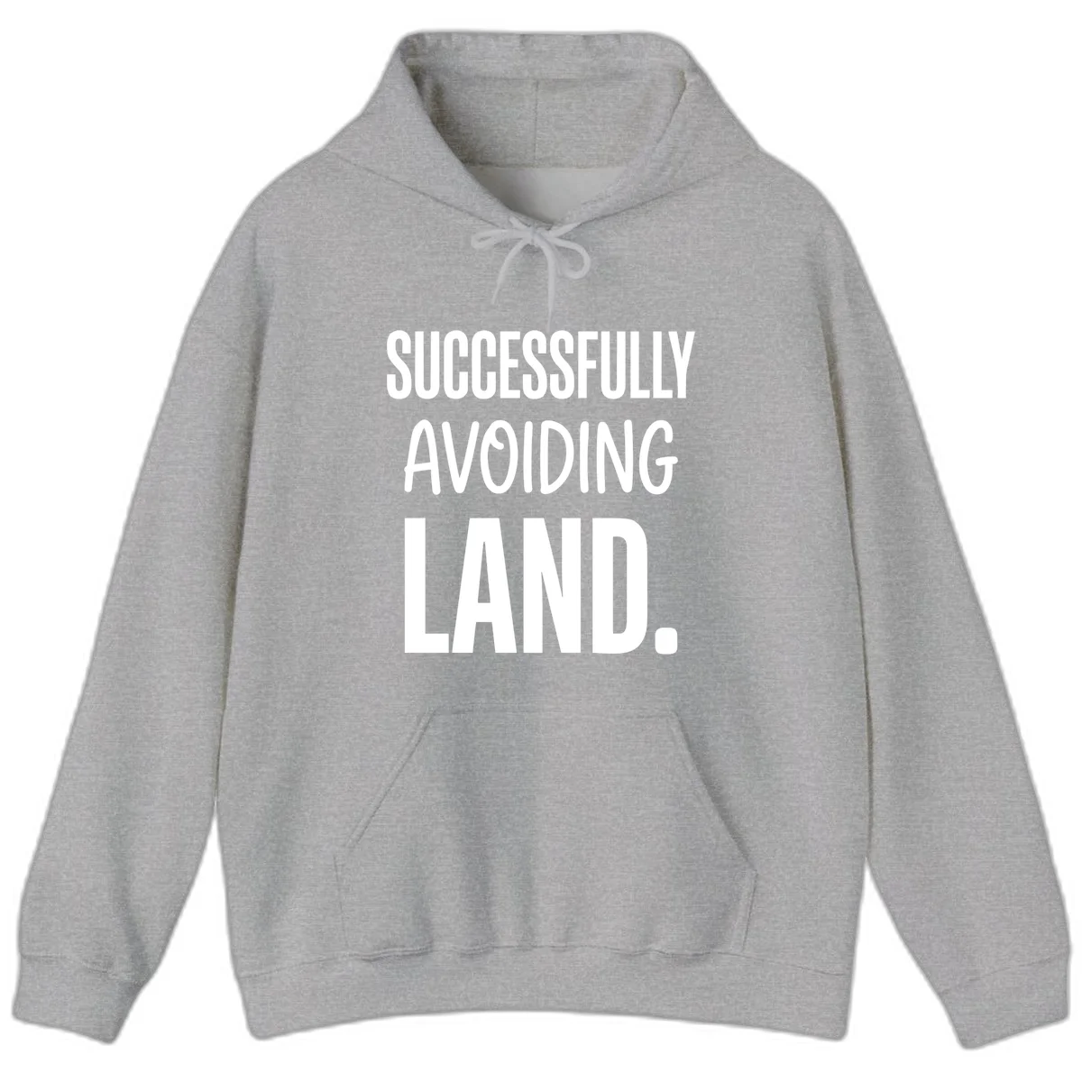 Successfully Avoiding Land Cruise Hoodie in Sport Grey