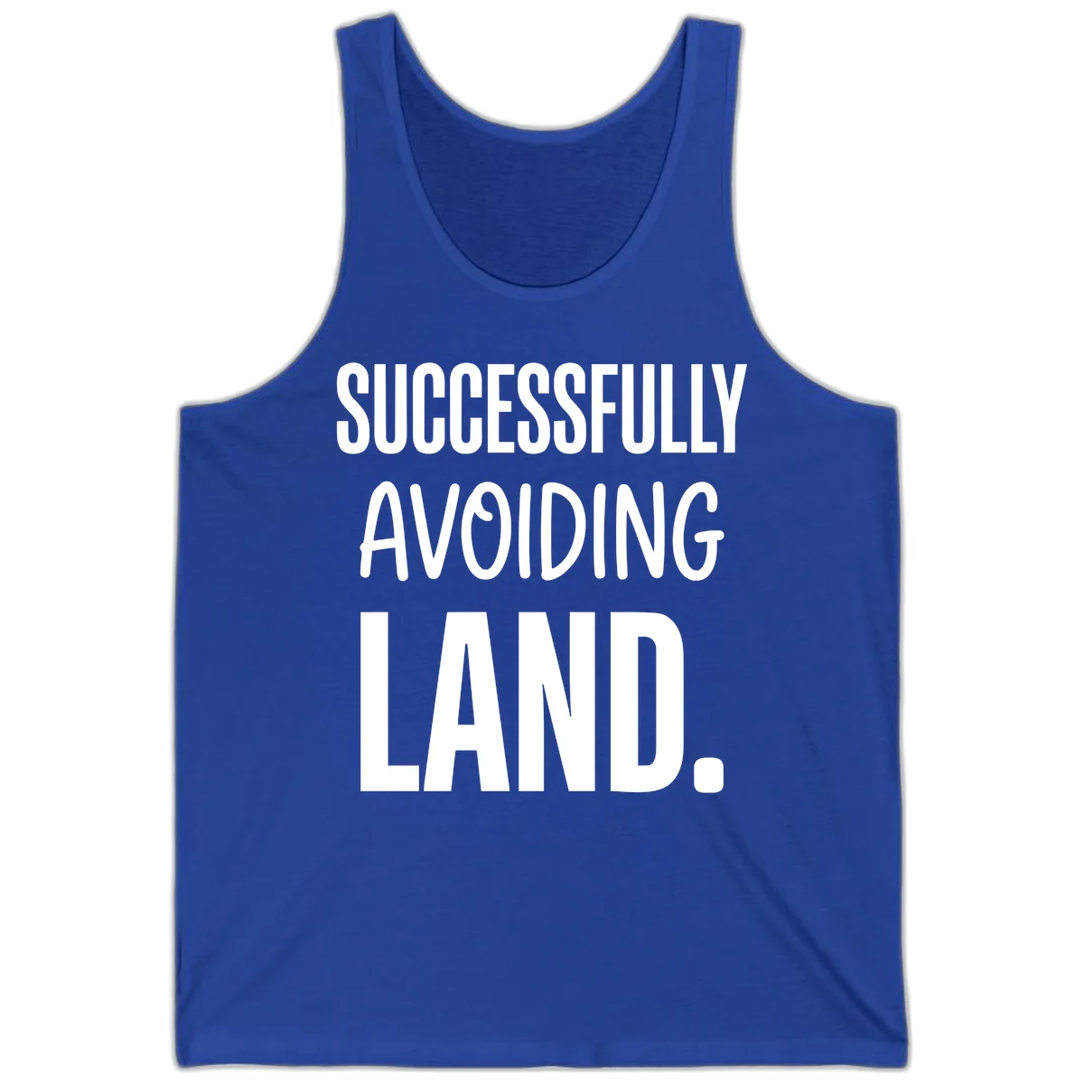 Successfully Avoiding Land Cruise Tank Top in True Royal
