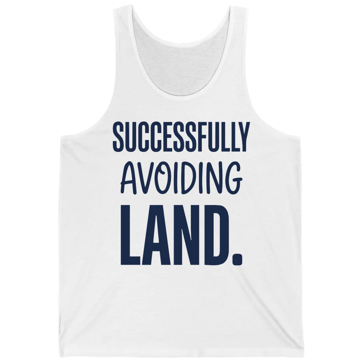 Successfully Avoiding Land Cruise Tank Top in White