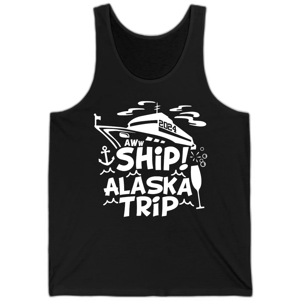 Aww Ship Alaska Trip 2024 Tank in Black