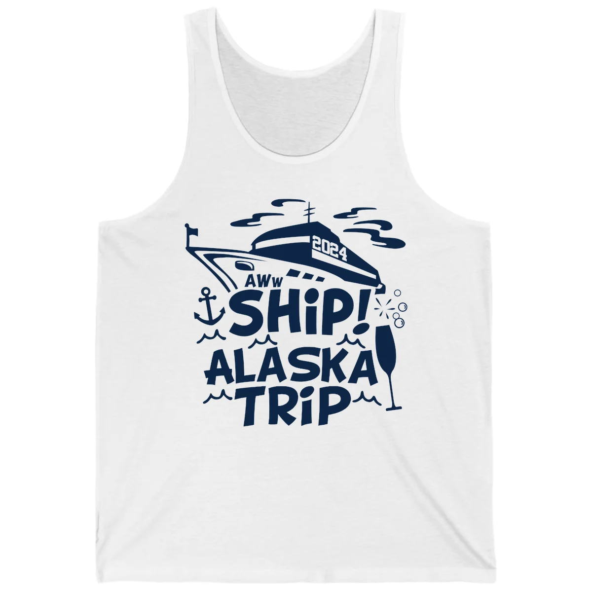 Aww Ship Alaska Trip 2024 Tank in White
