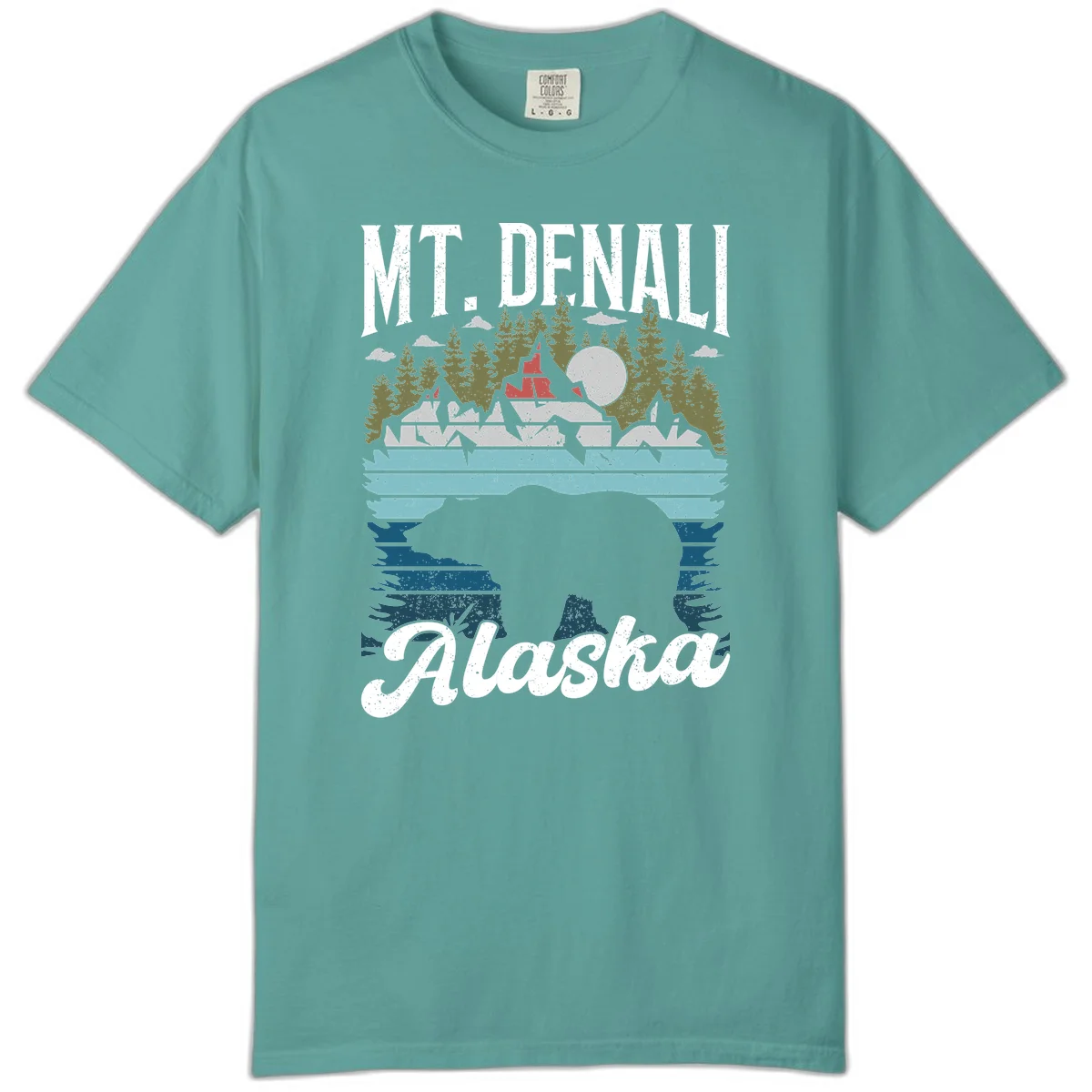 Bear Cave Winter Wonderland Comfort Color in Seafoam