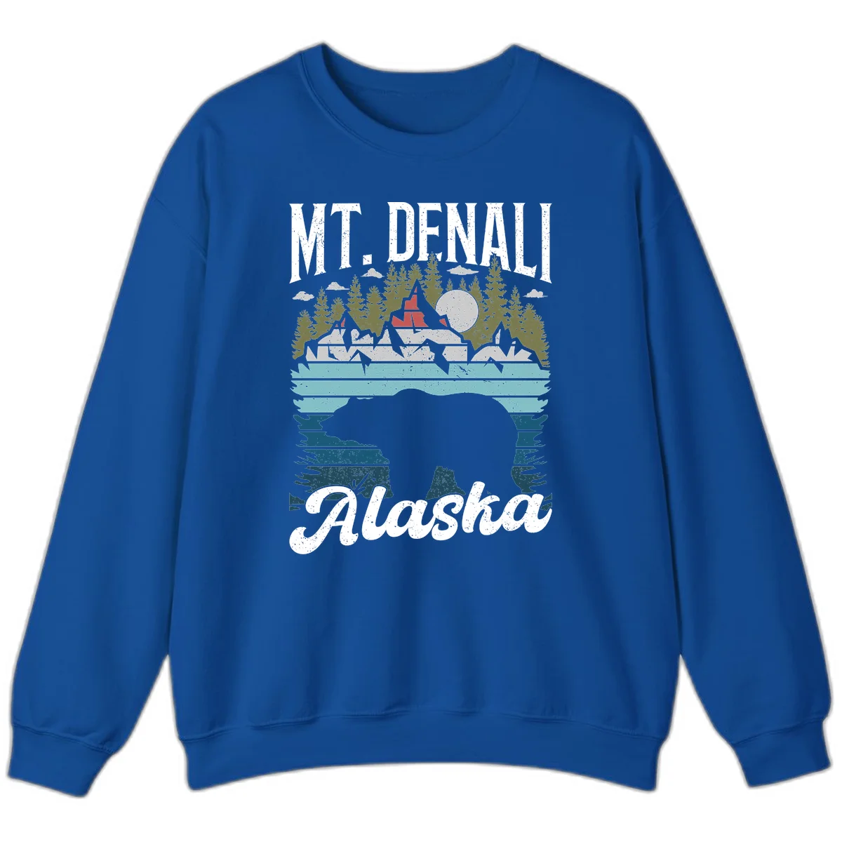 Bear Cave Winter Wonderland Sweatshirt in Royal