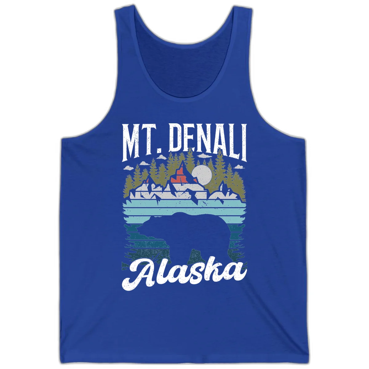 Bear Cave Winter Wonderland Tank in True Royal