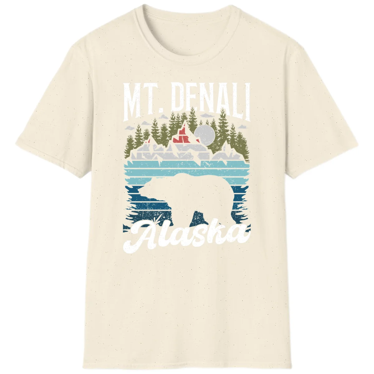 Bear Cave Winter Wonderland T-Shirt in Natural