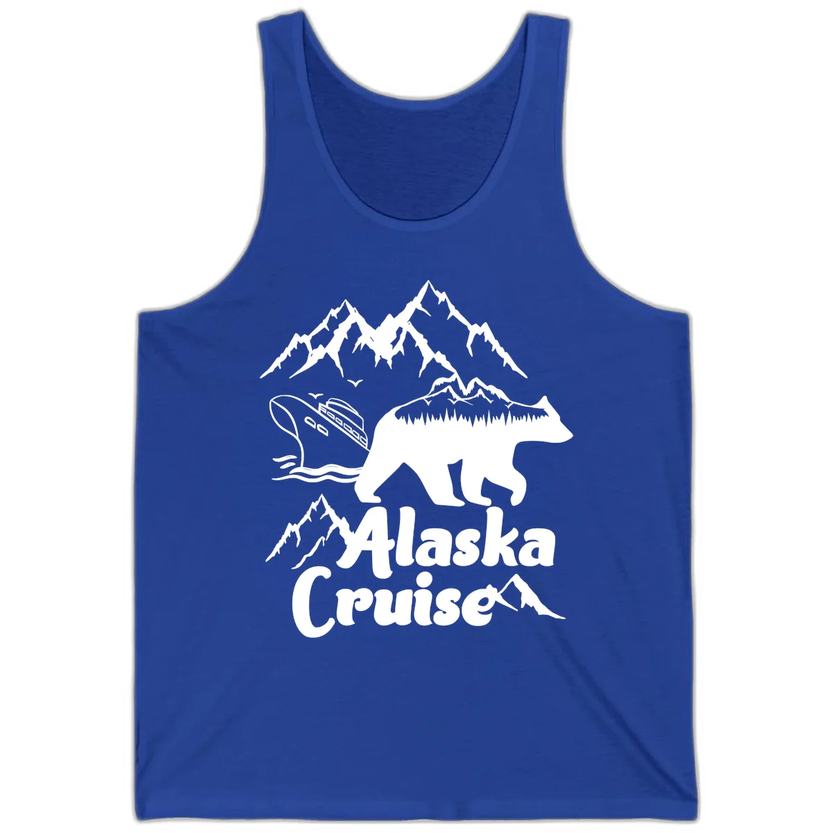 Alaska Cruise Bear Mountain Adventure Tank in True Royal