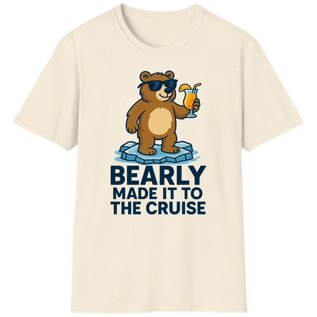 Bearly Made It To The Cruise T-Shirt in Natural