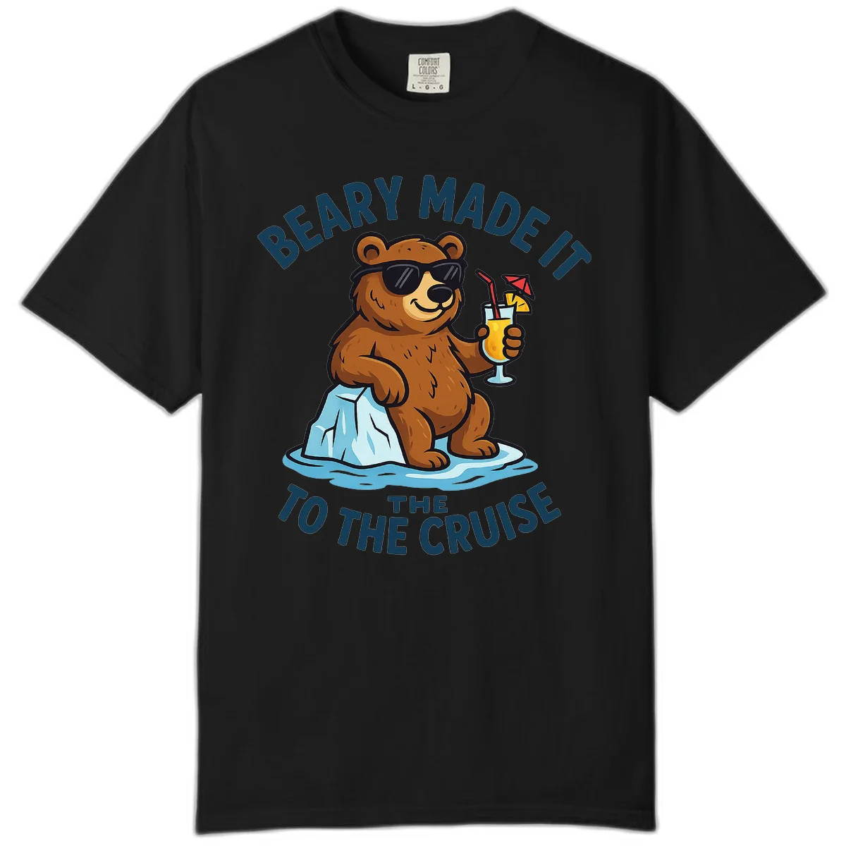 Beary Made It To The Cruise Comfort Color in Black