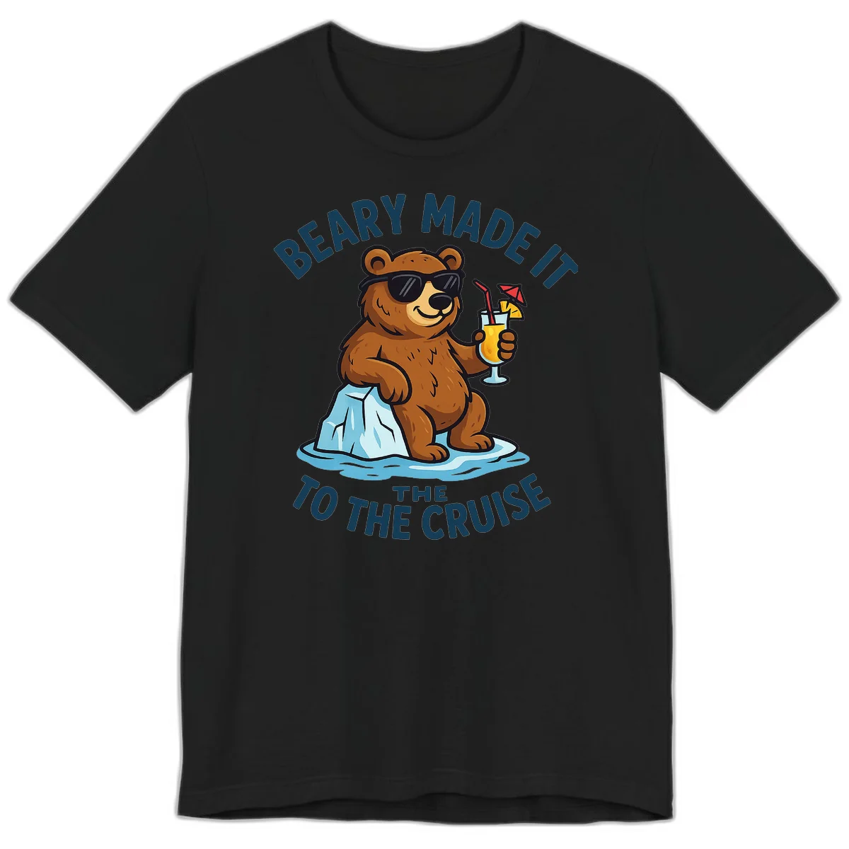 Beary Made It To The Cruise Premium Tee in Black