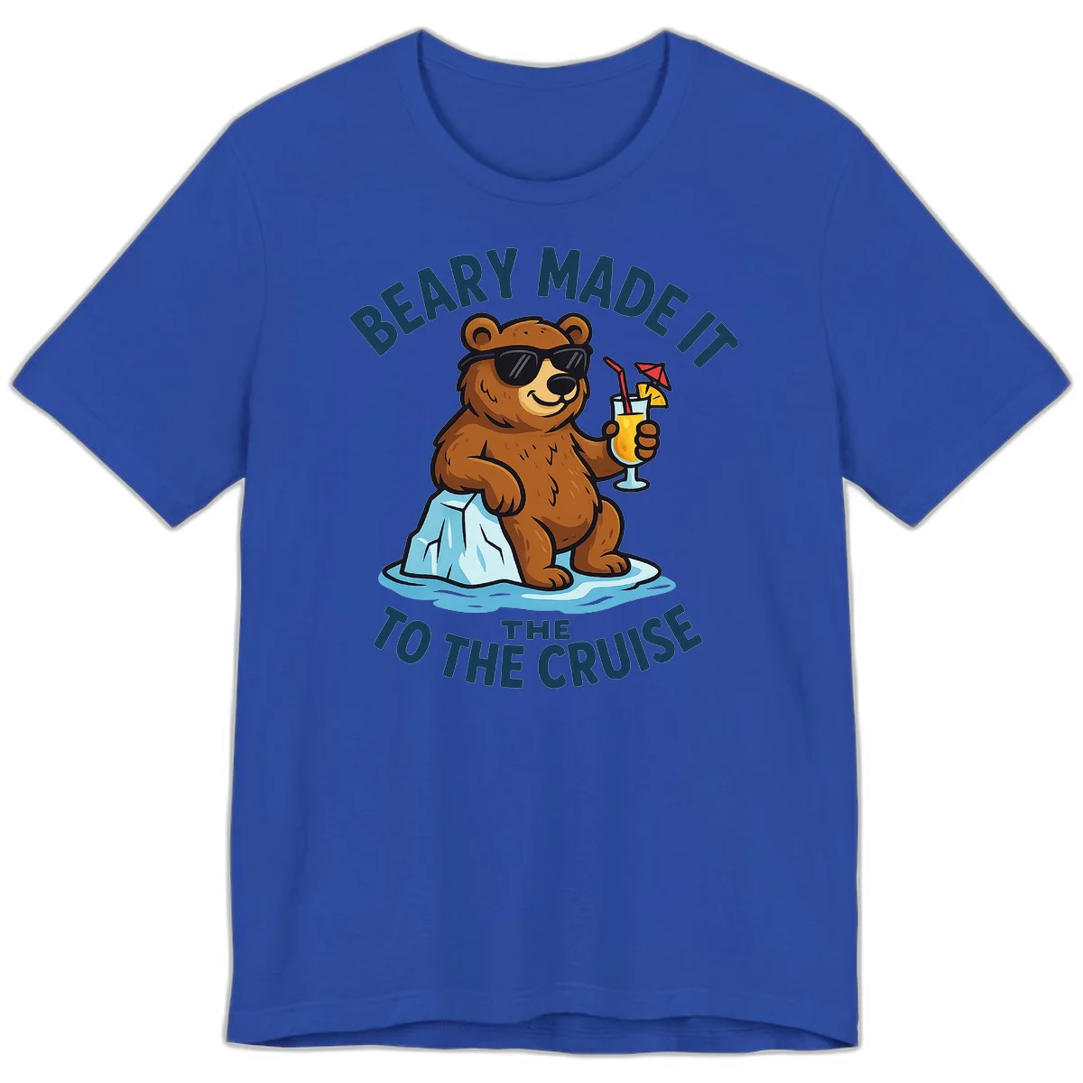 Beary Made It To The Cruise Premium Tee in True Royal
