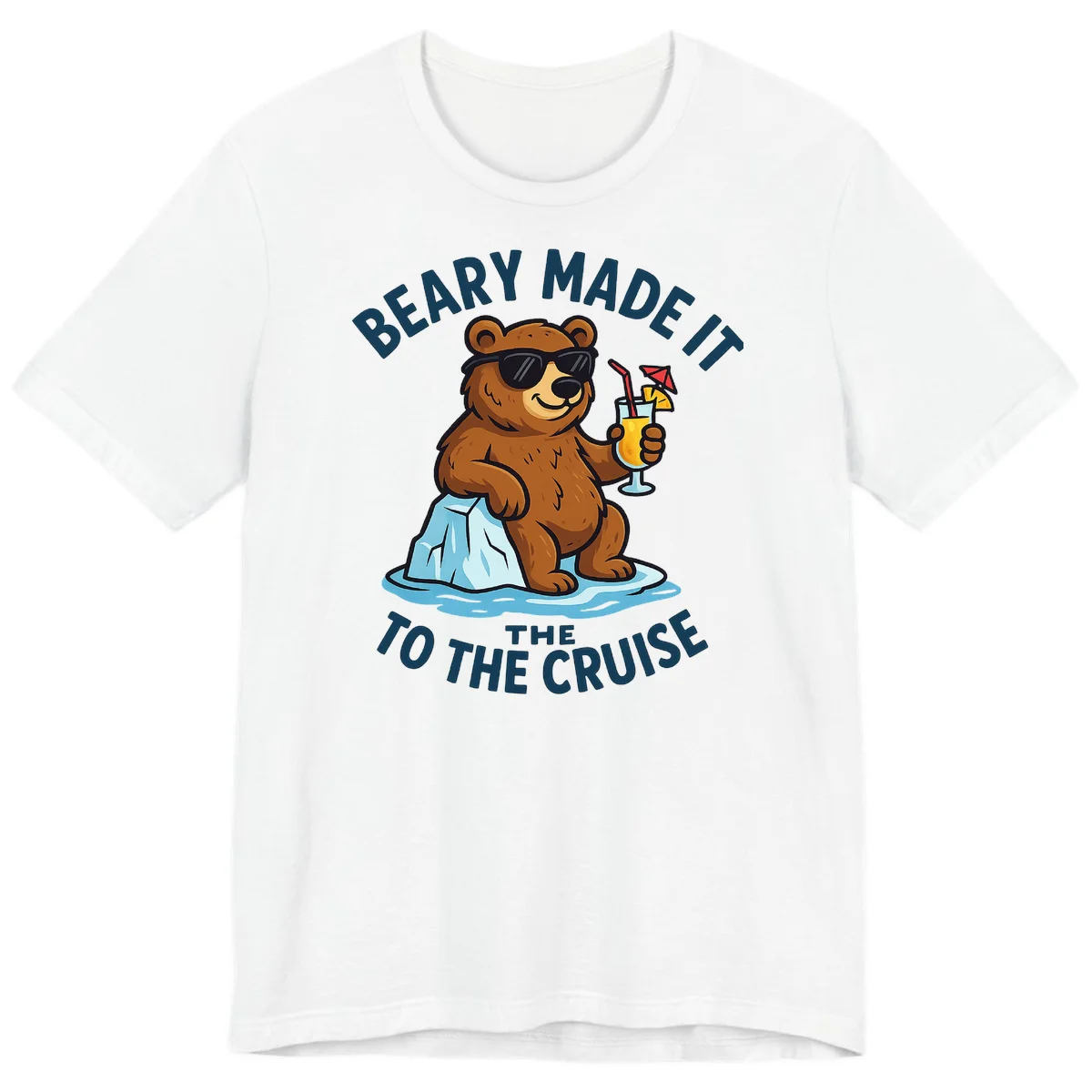 Beary Made It To The Cruise Premium Tee in White