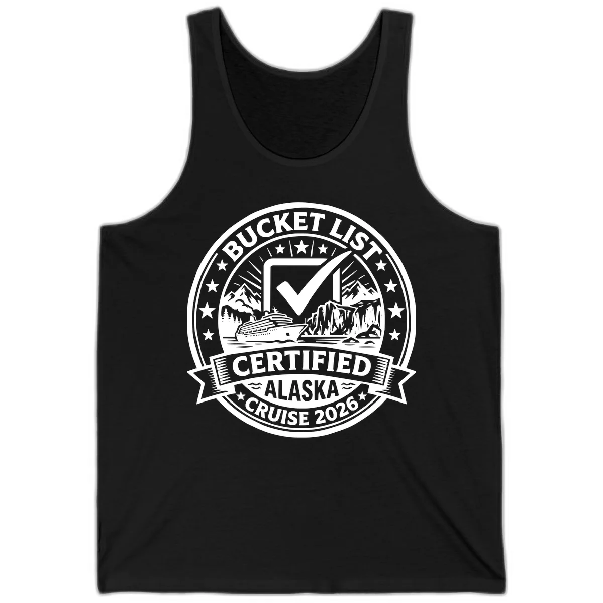 Bucket List Certified Alaska Cruise 2026 Tank in Black
