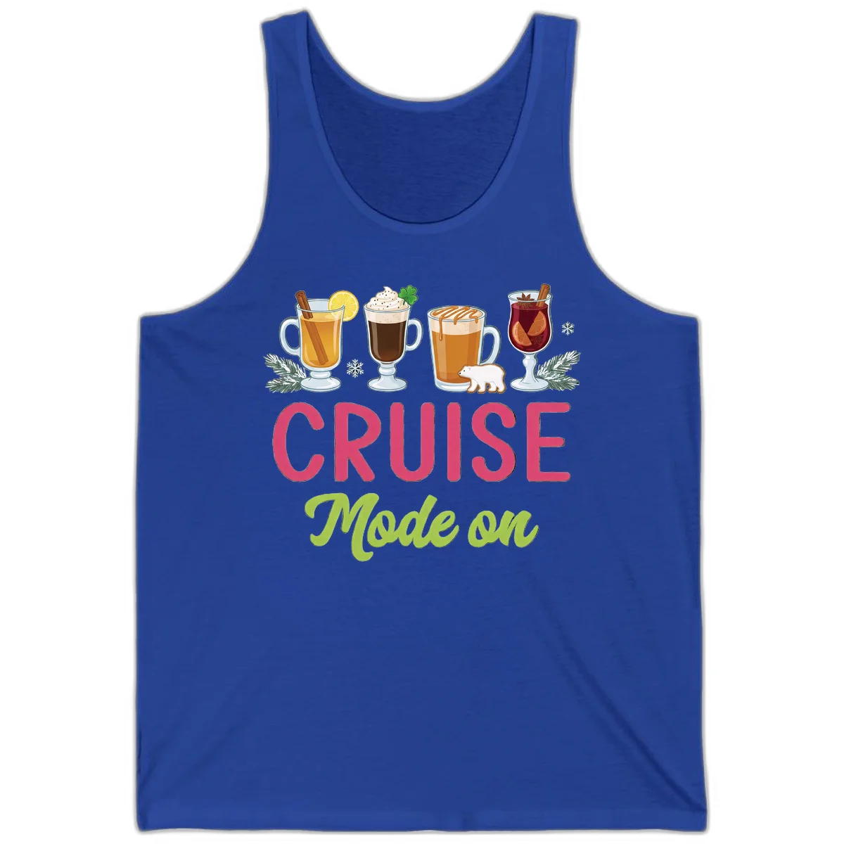 Cruise Mode On Holiday Drinks Tank in True Royal