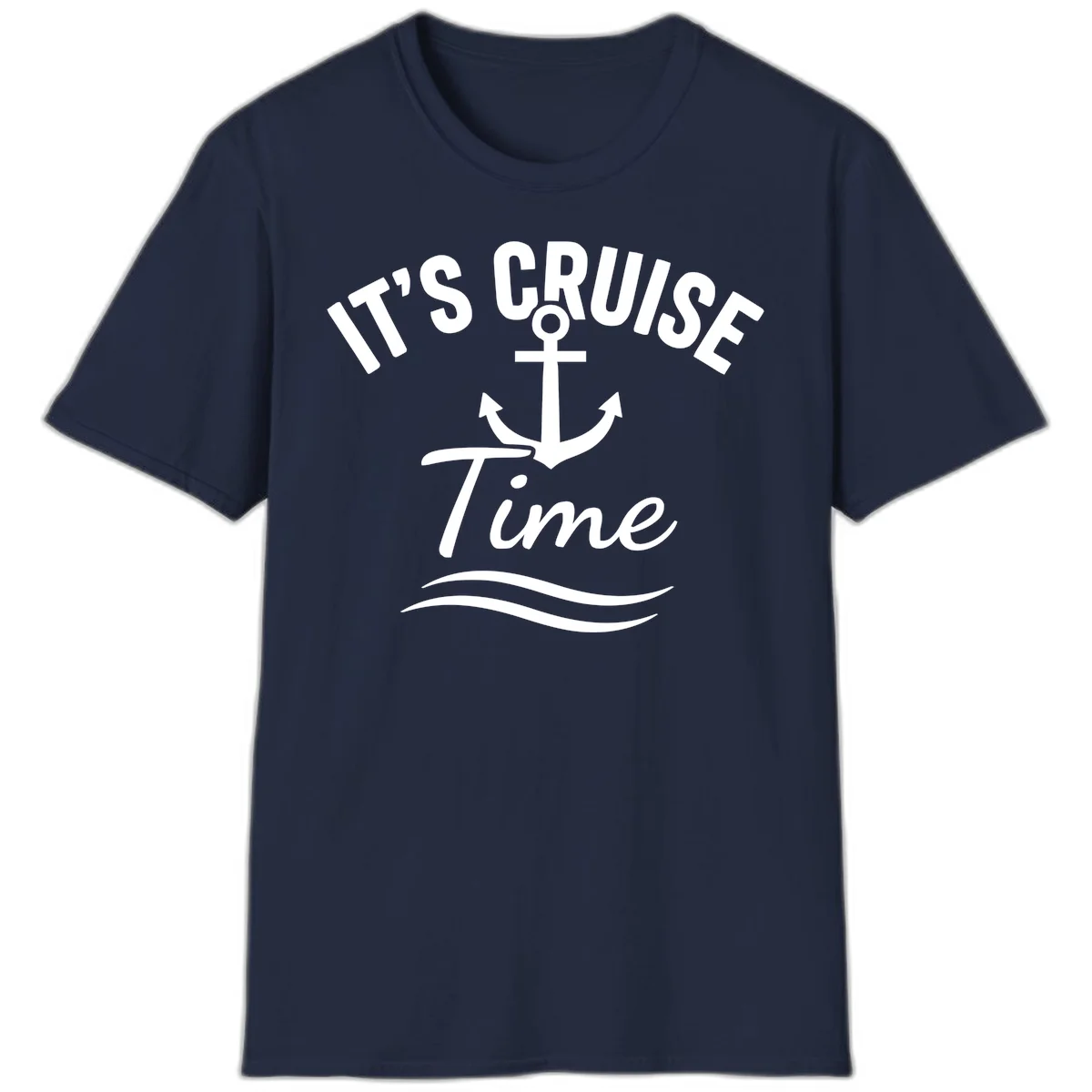 It's Cruise Time Anchor T-Shirt in Navy