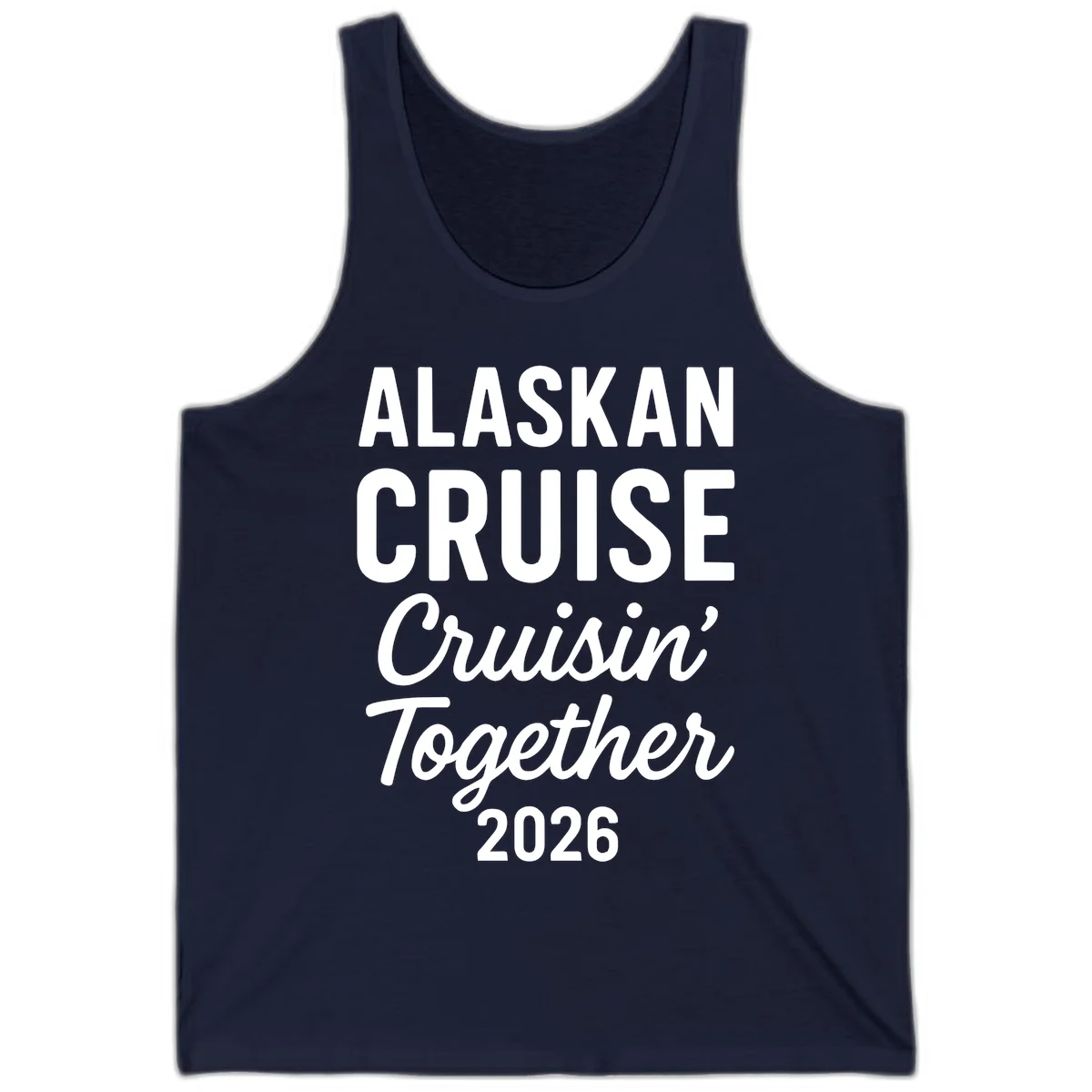 Alaskan Cruise Cruisin' Together 2026 Tank in Navy