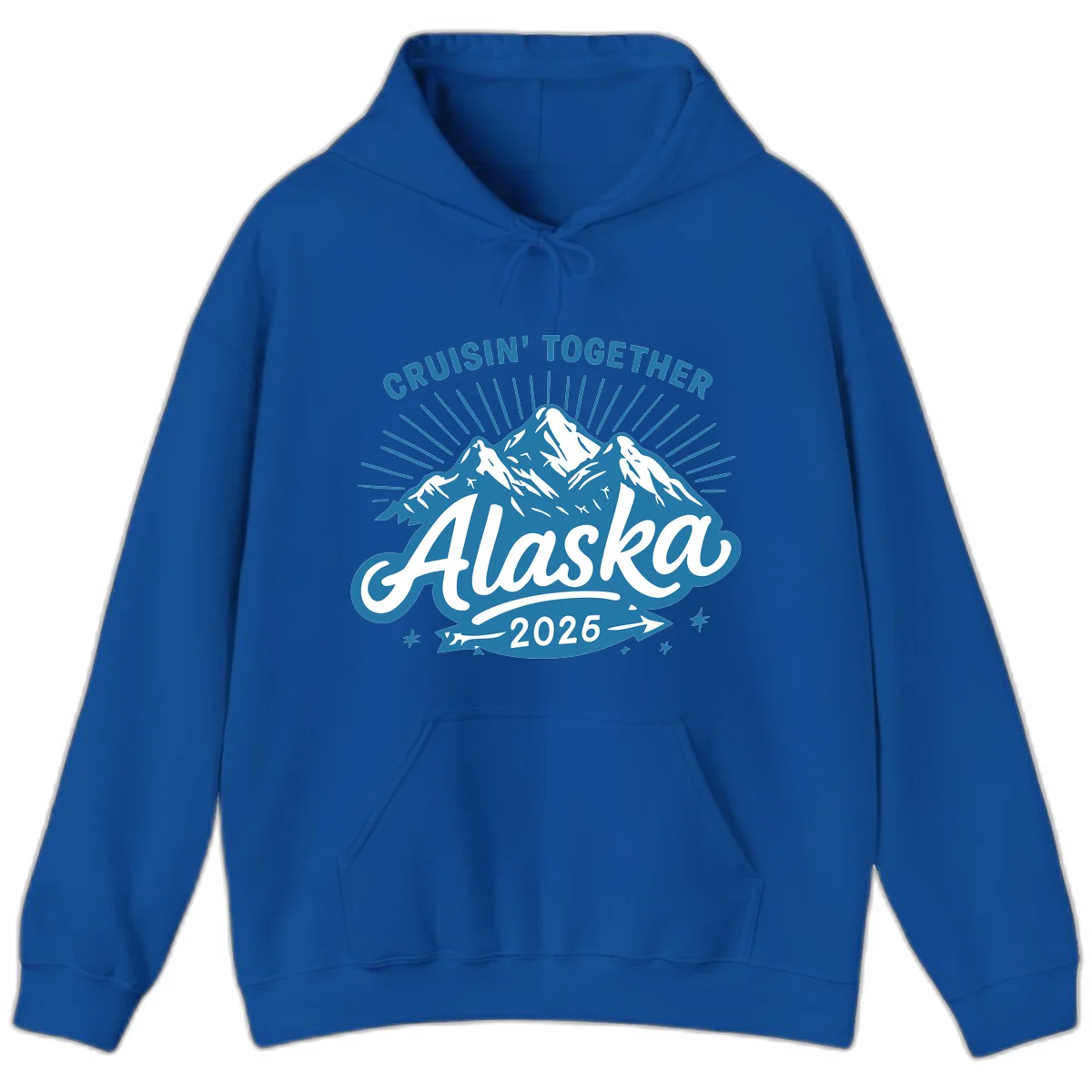 Cruisin' Together Alaska Hoodie in Royal