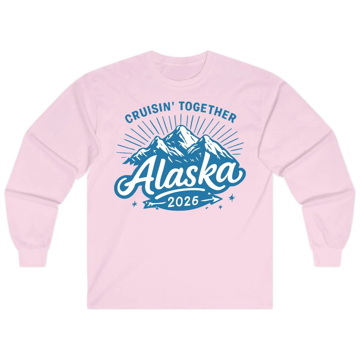 Cruisin' Together Alaska Long Sleeve in Light Pink