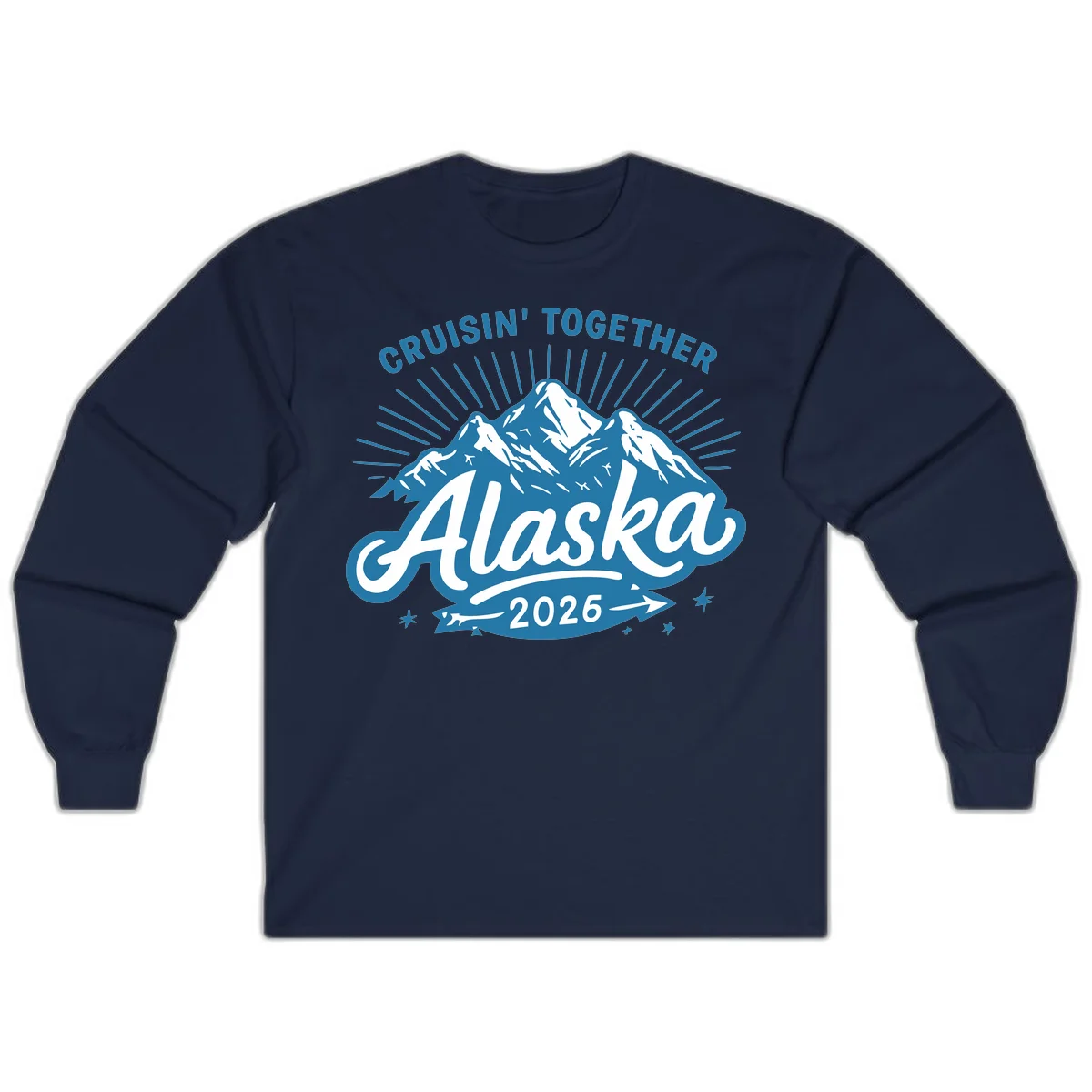 Alaska Cruisin' Together 2026 Mountain Adventure Long Sleeve in Navy