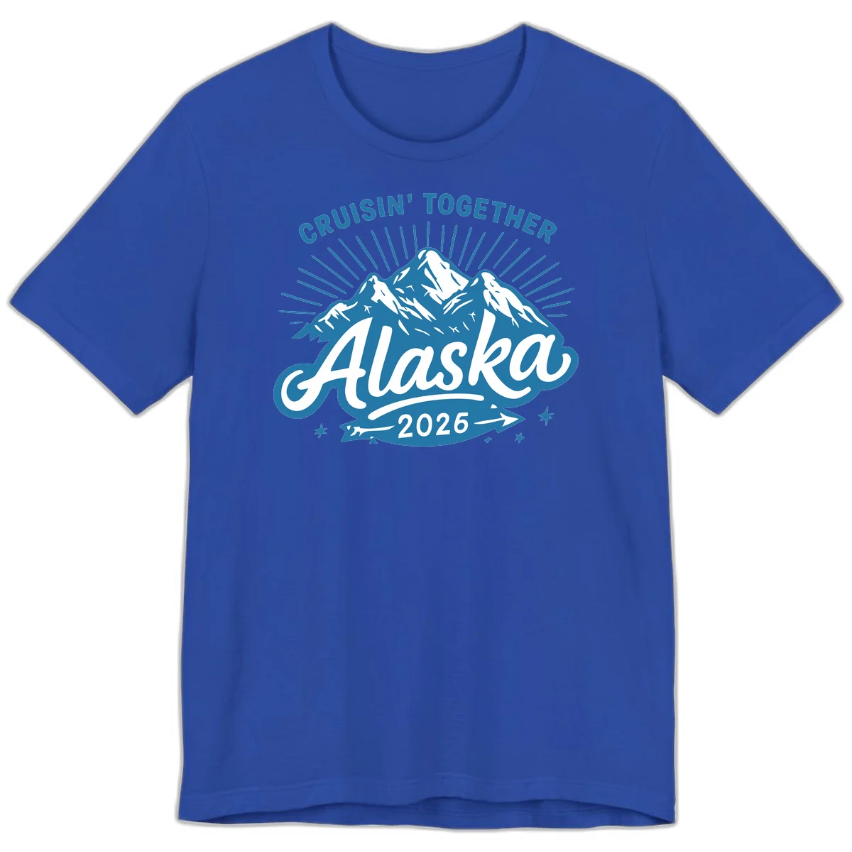 Cruisin' Together Alaska Premium Tee in True Royal