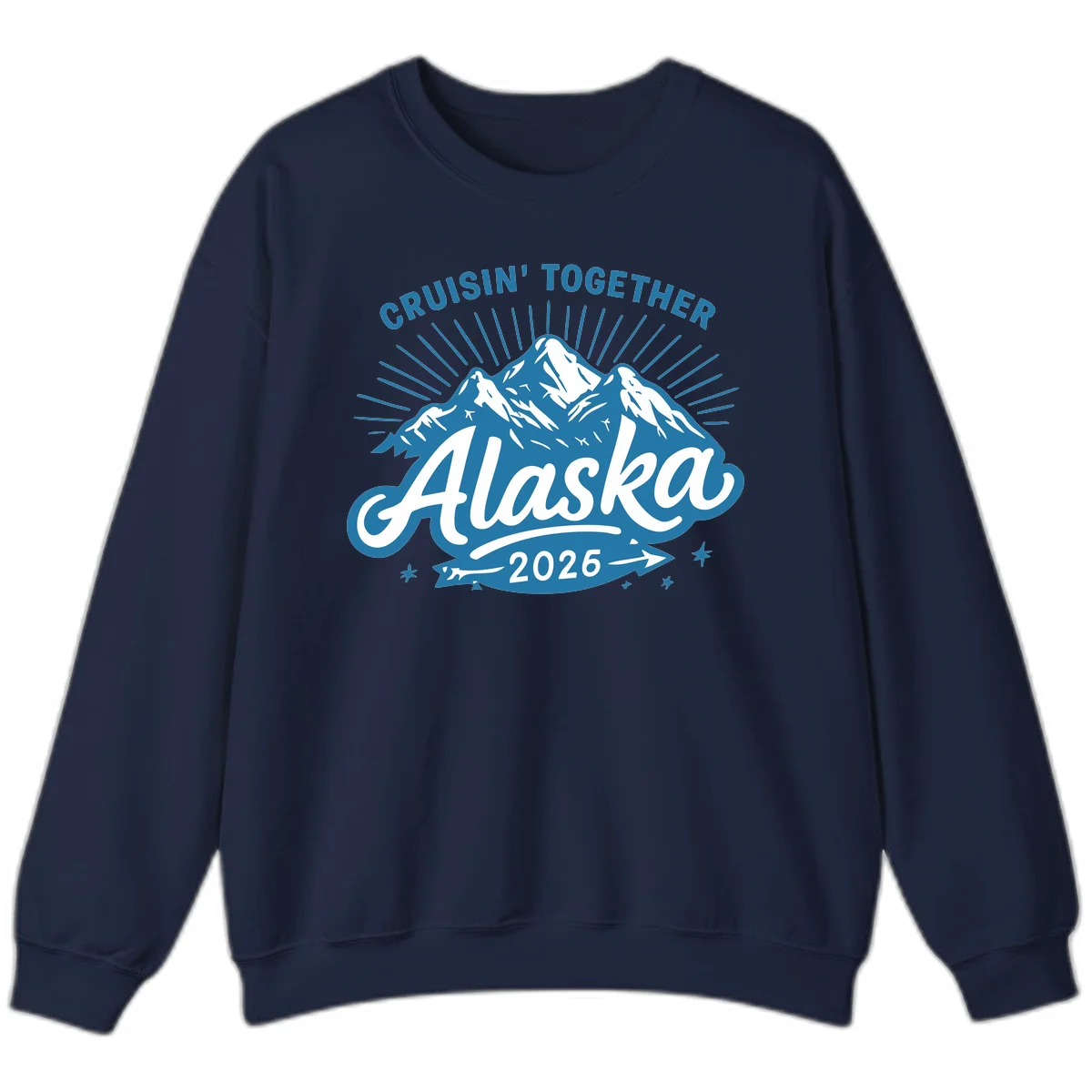 Alaska Cruisin' Together 2026 Mountain Adventure Sweatshirt in Navy