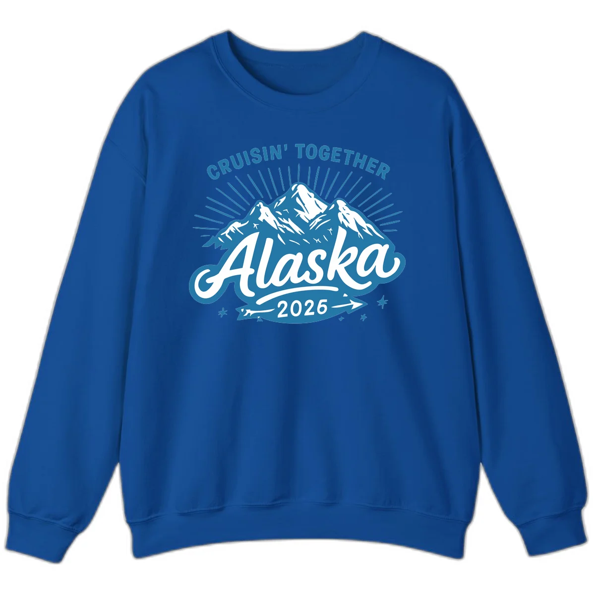 Cruisin' Together Alaska Sweatshirt in Royal