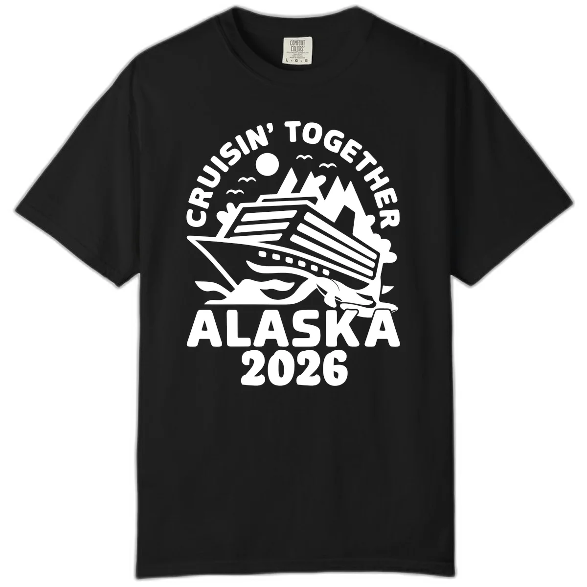 Cruisin' Together Alaska 2026 Scenic Comfort Color in Black