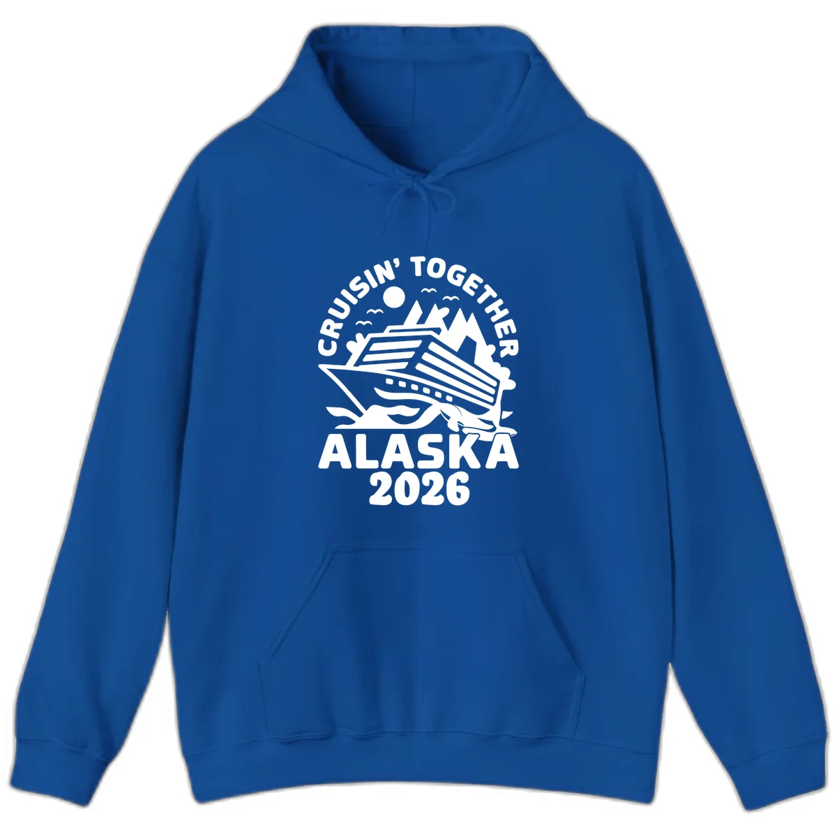 Cruisin' Together Alaska 2026 Scenic Hoodie in Royal