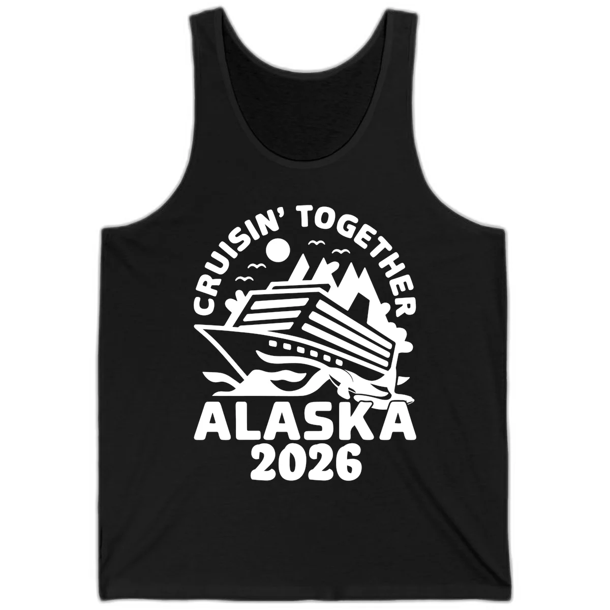 Cruisin' Together Alaska 2026 Scenic Tank in Black