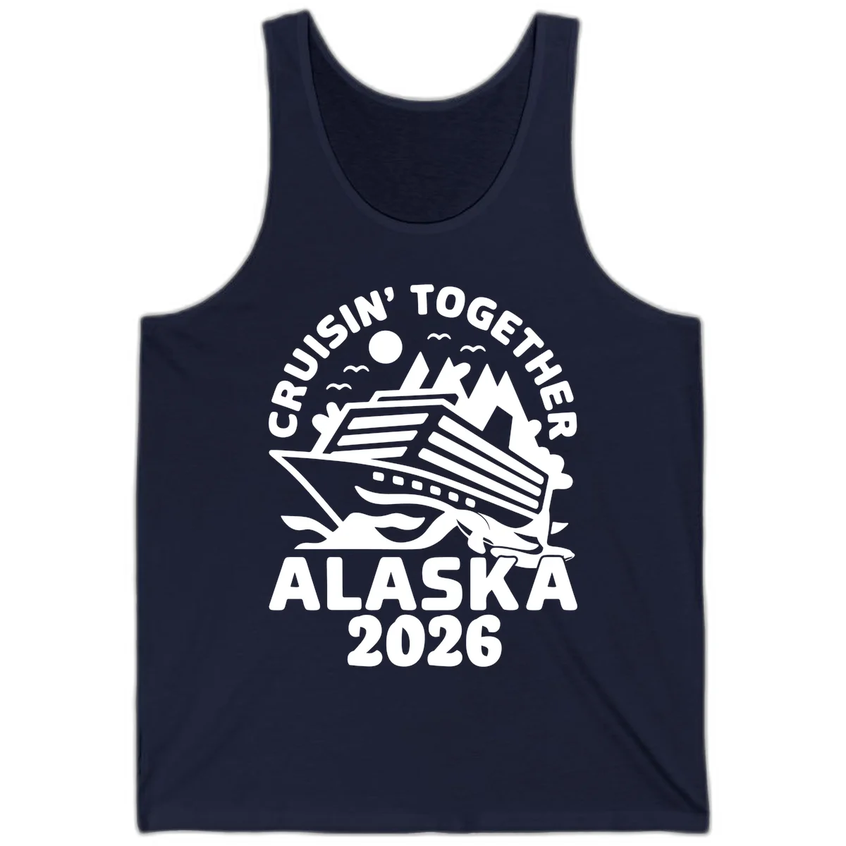 Cruisin' Together Alaska 2026 Scenic Tank in Navy
