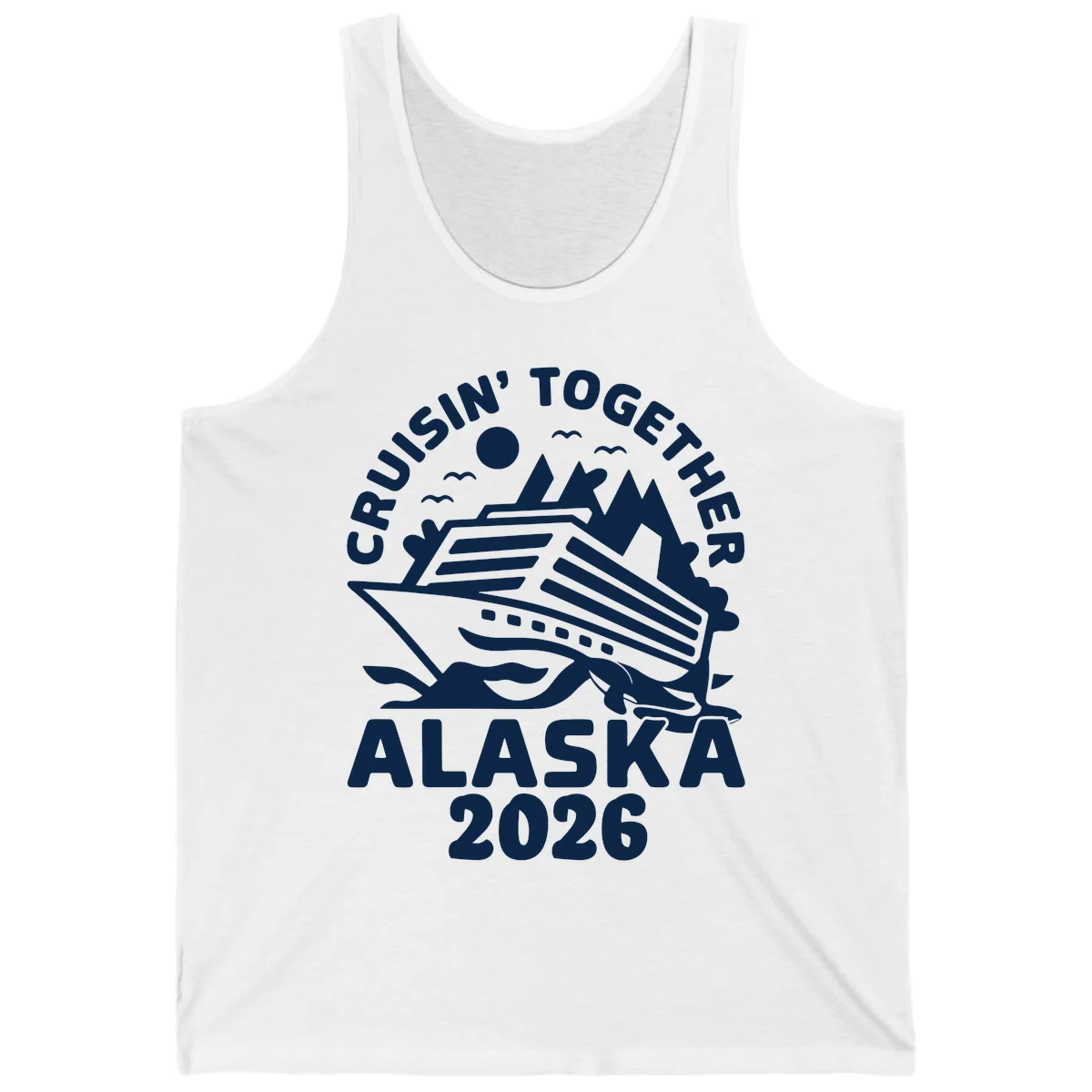 Cruisin' Together Alaska 2026 Scenic Tank in White