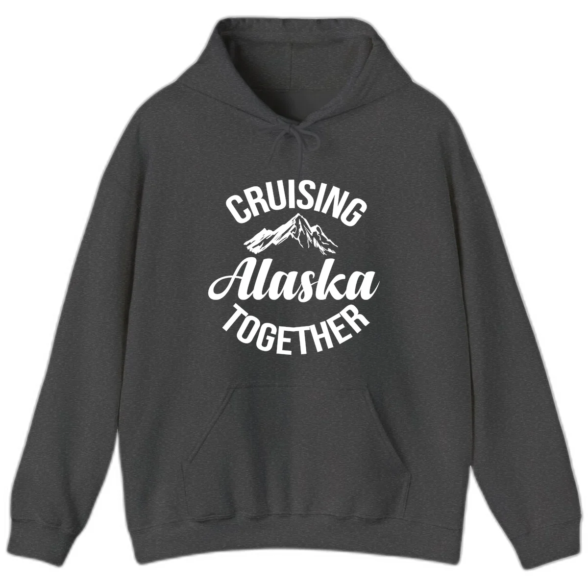 Cruising Alaska Together Hoodie in Dark Heather