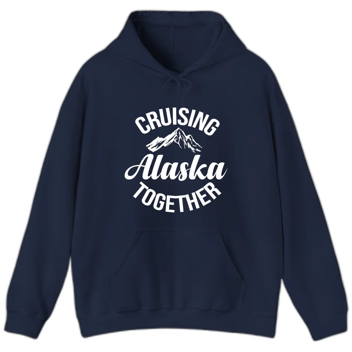 Cruising Alaska Together Hoodie in Navy