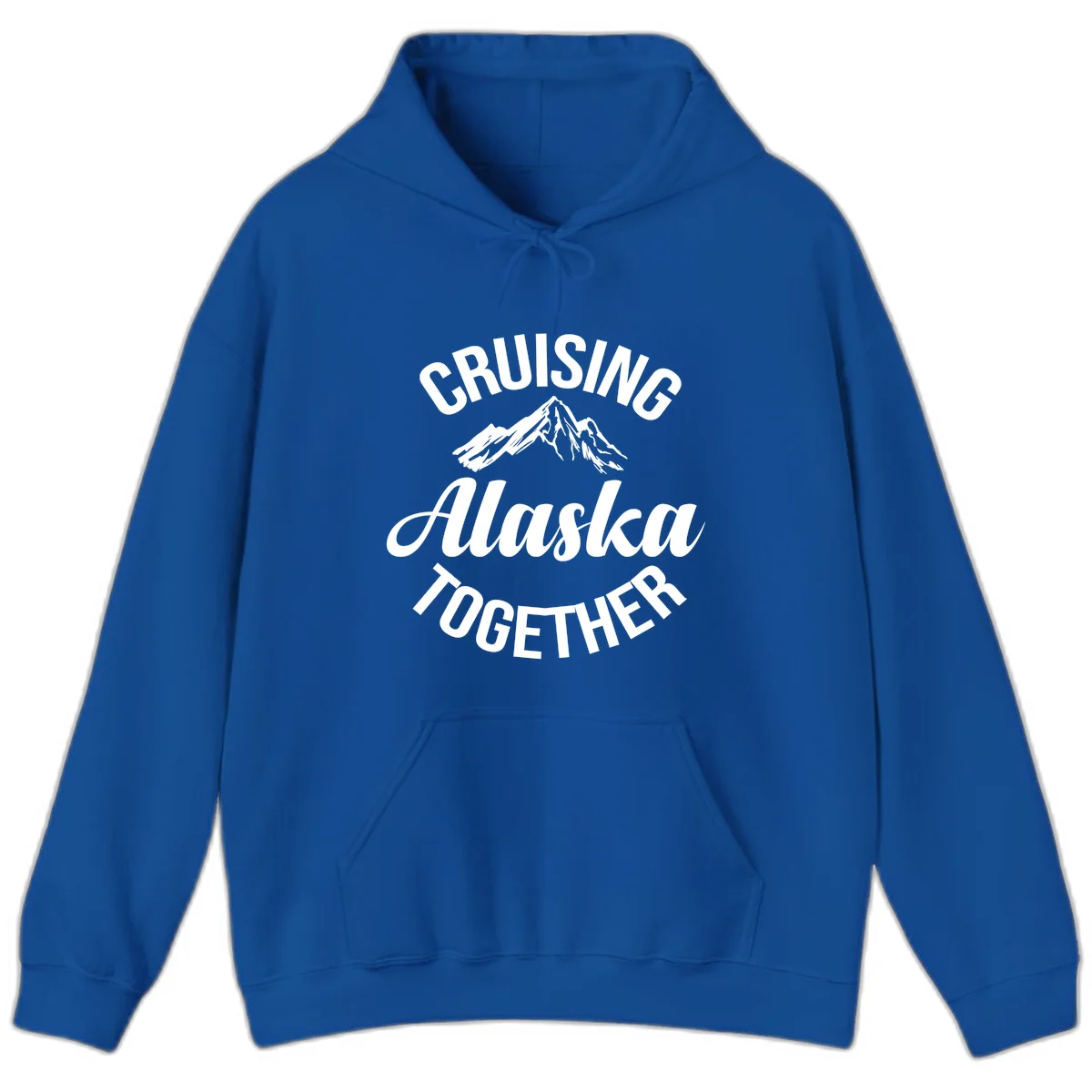 Cruising Alaska Together Hoodie in Royal