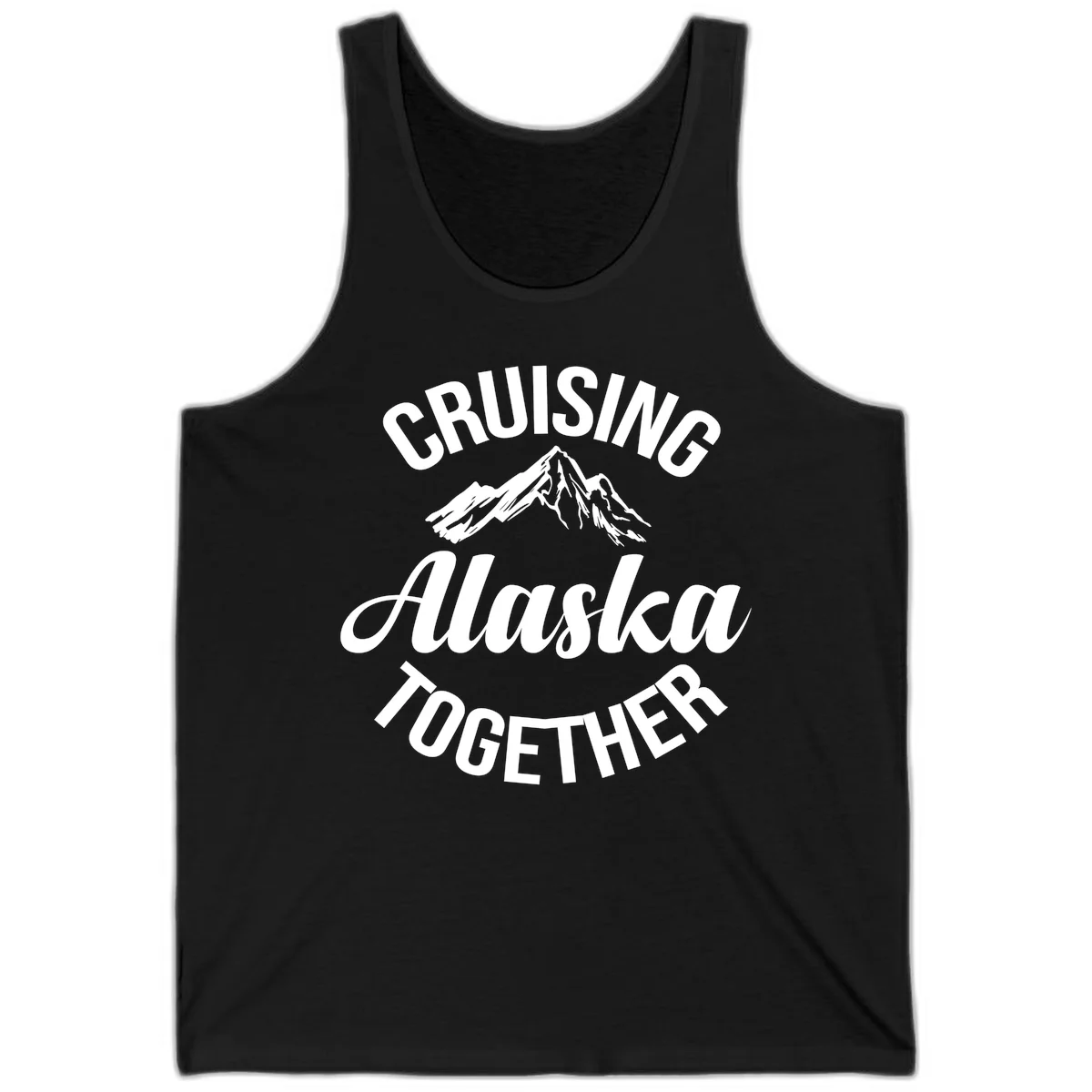 Cruising Alaska Together Tank in Black