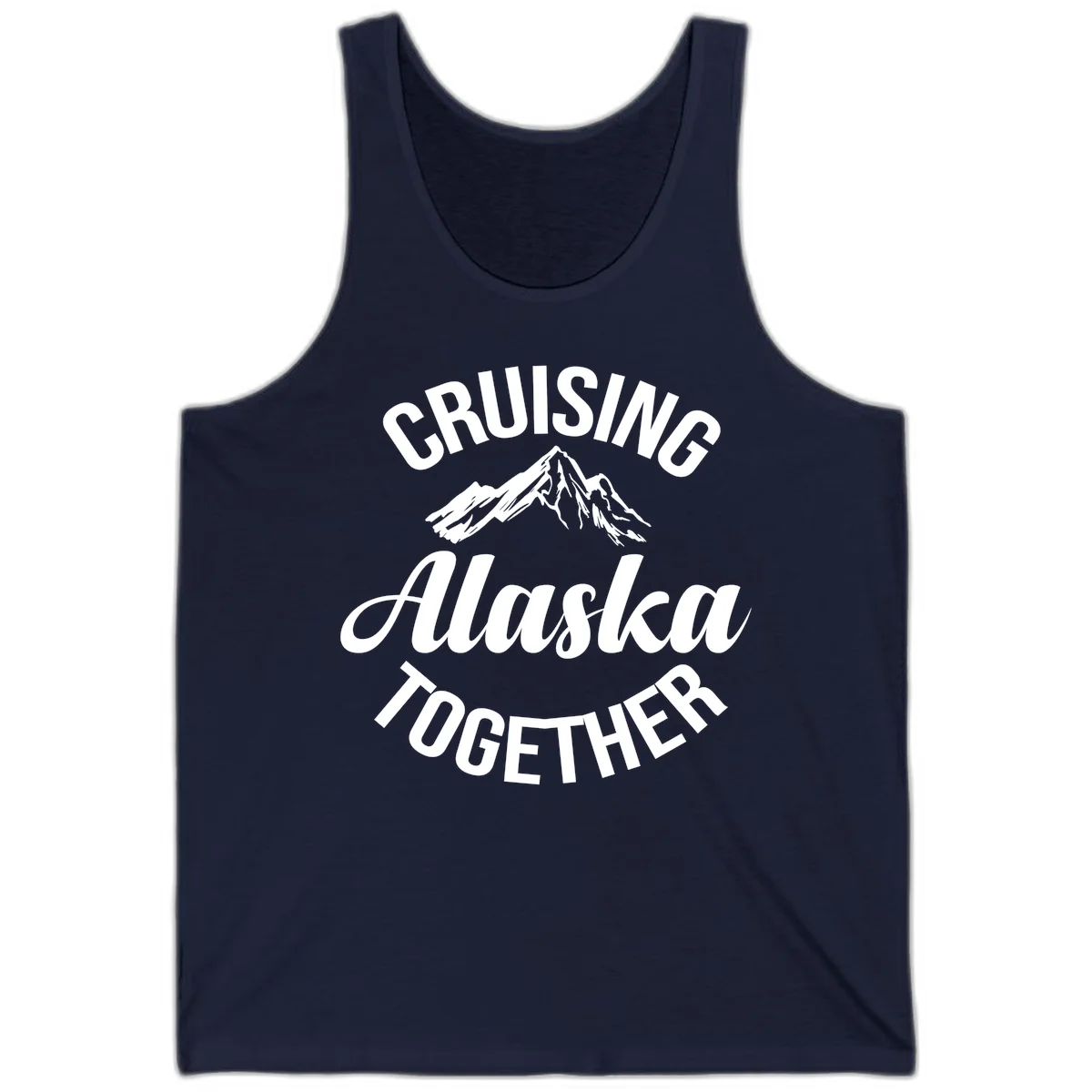 Cruising Alaska Together Mountain Tank in Navy