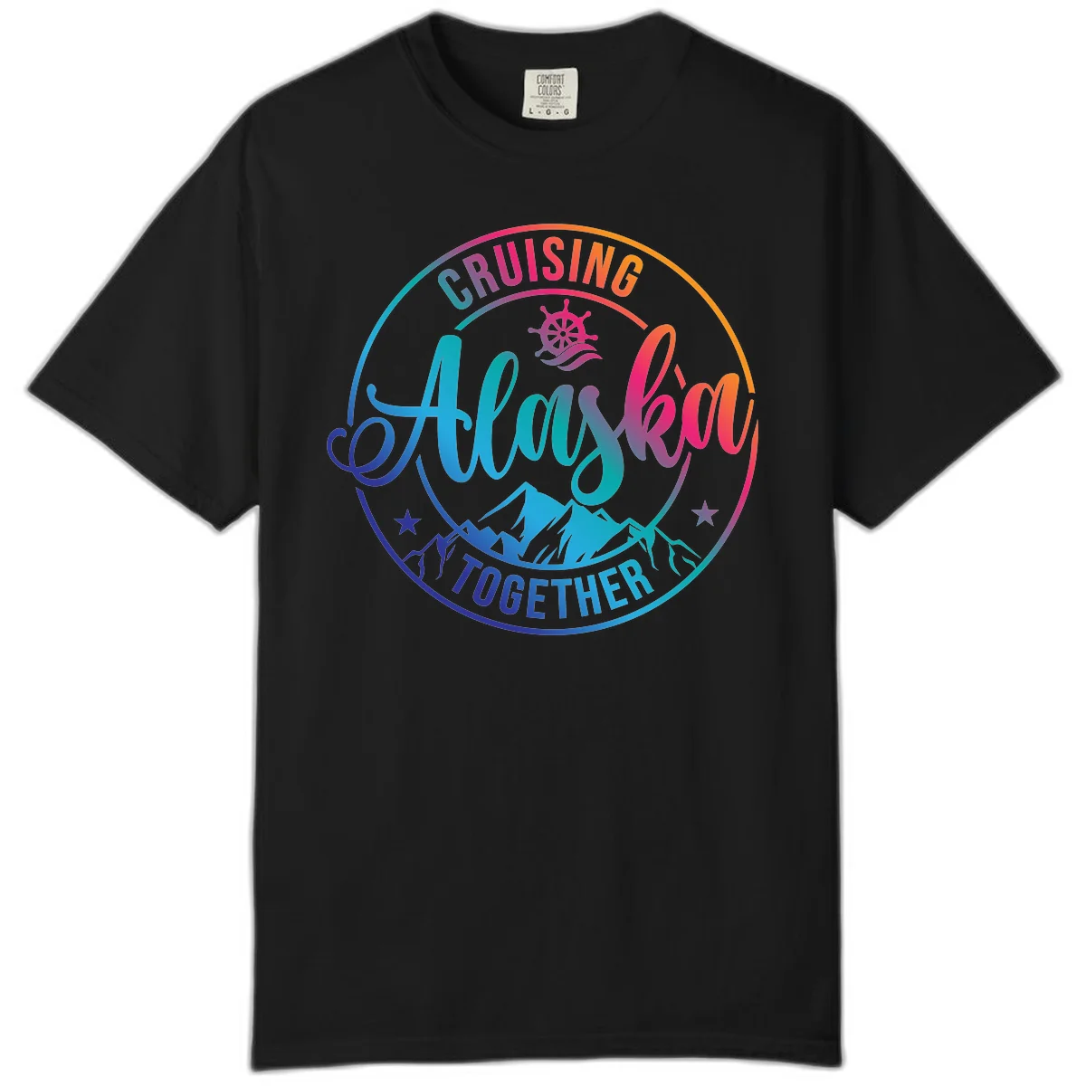 Cruising Always Together Alaska Comfort Color in Black
