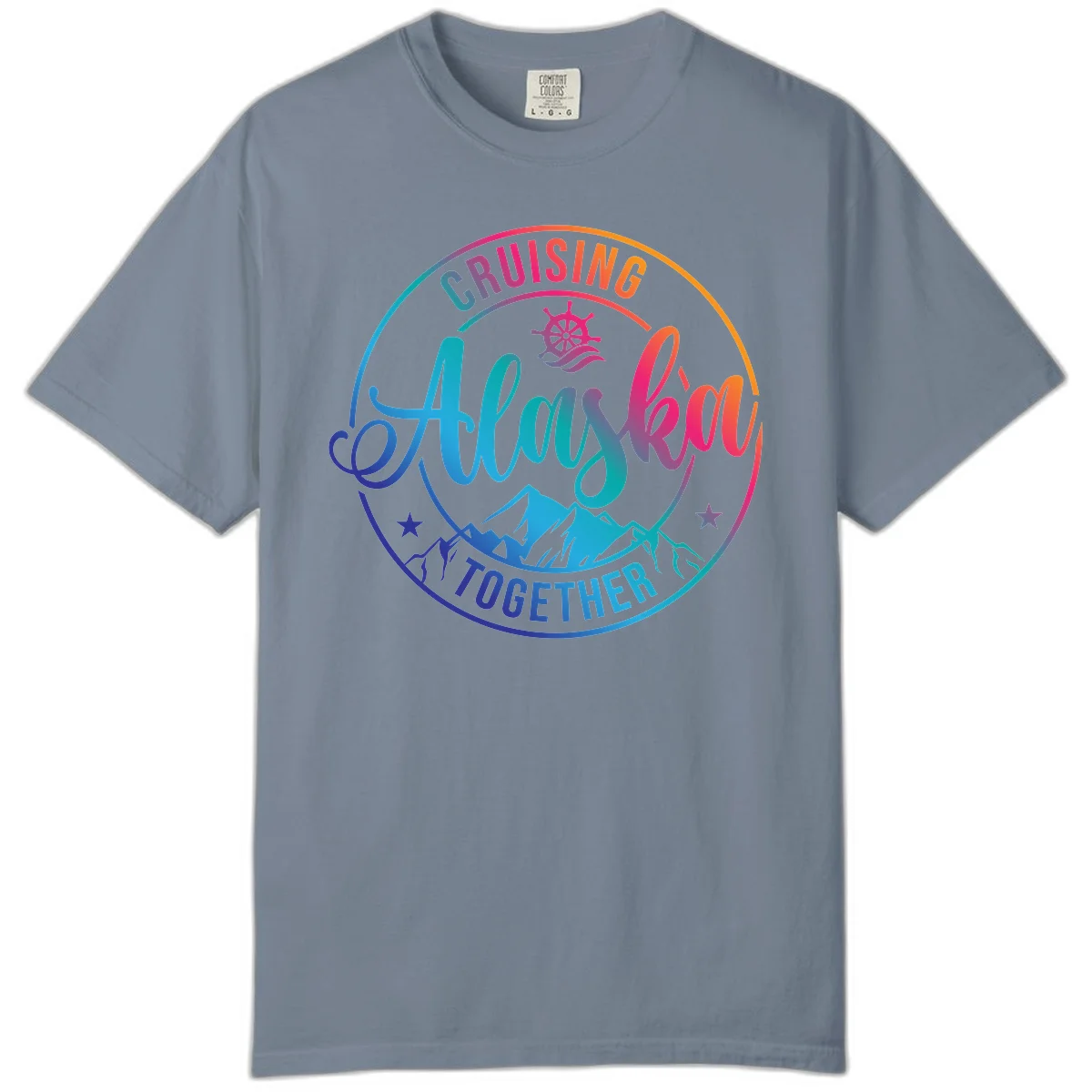 Cruising Always Together Alaska Comfort Color in Blue Jean