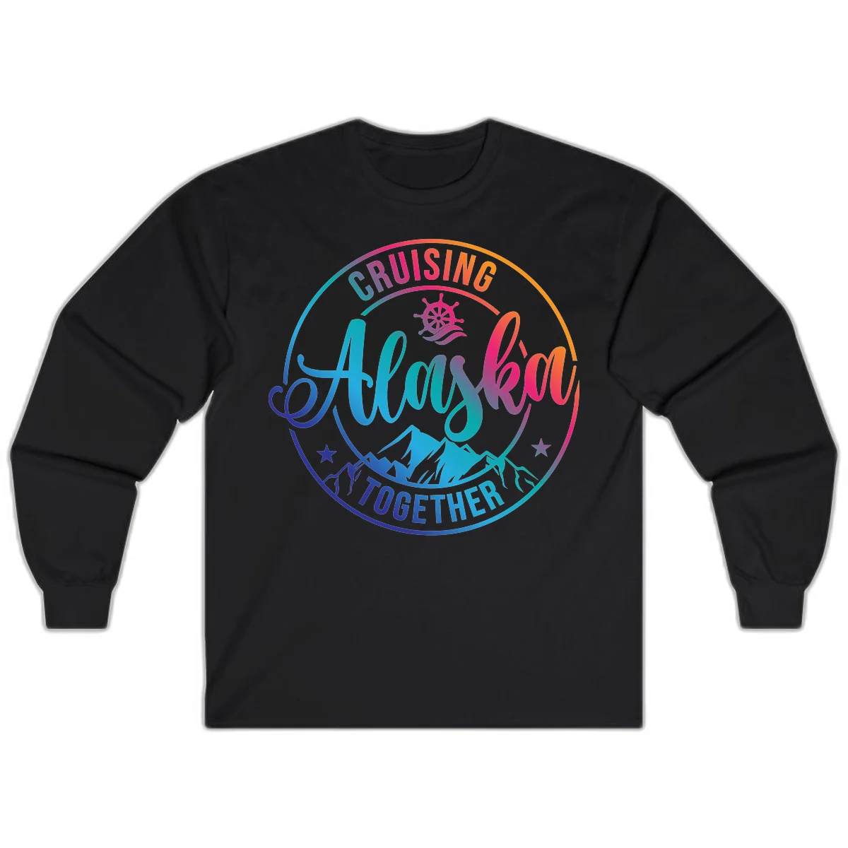 Cruising Always Together Alaska Long Sleeve in Black