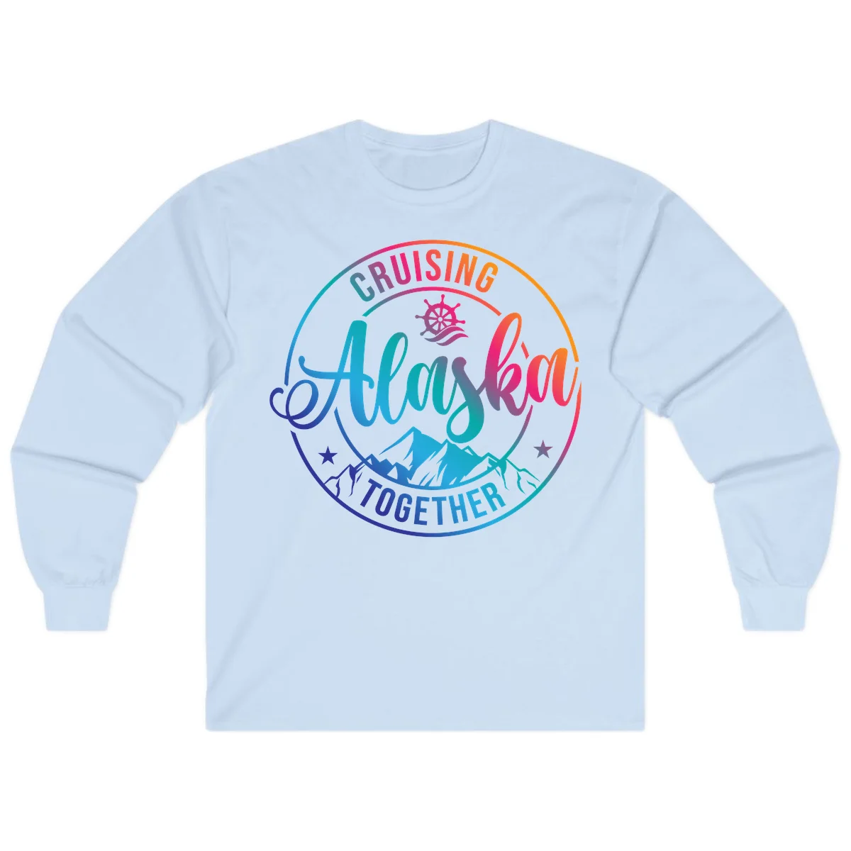 Cruising Always Together Alaska Long Sleeve in Light Blue